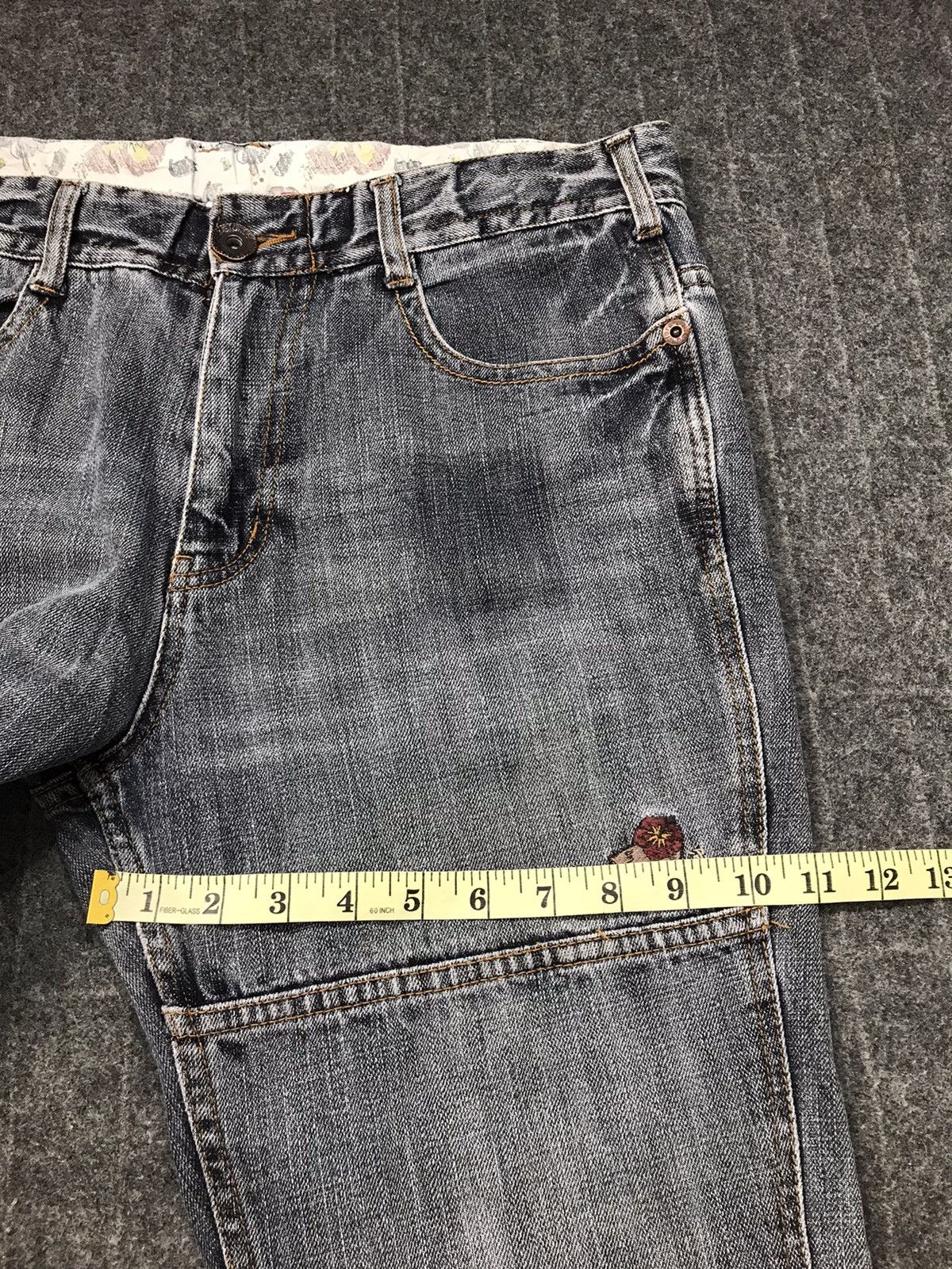 Japanese Brand × Vintage Drug Store Distressed Denim Indigo Slim Fit Cut Bushpant Size US 32 / EU 48 - 11 Thumbnail