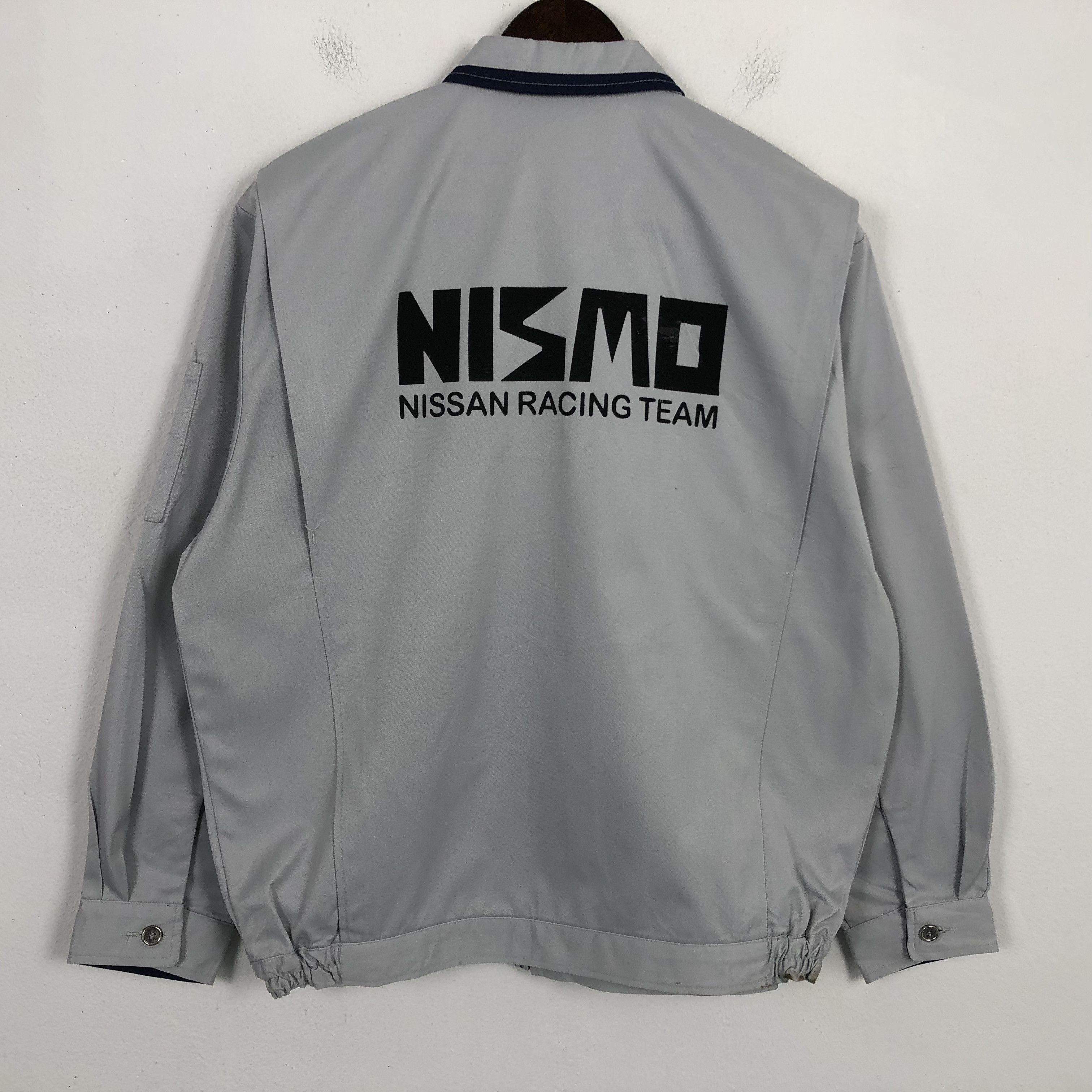 Japanese Brand × Vintage Nismo Racing Team Custom Spell out Logo Style Worker Jacket Size US L / EU 52-54 / 3 - 1 Thumbnail