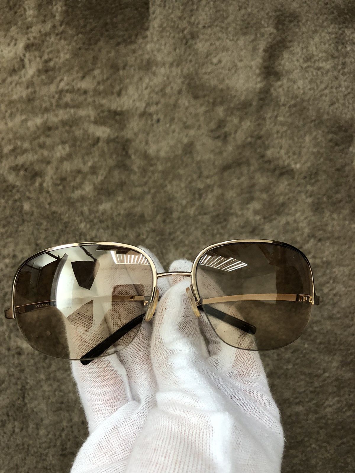 Prada Prada logo sunglasses Size ONE SIZE - 2 Thumbnail