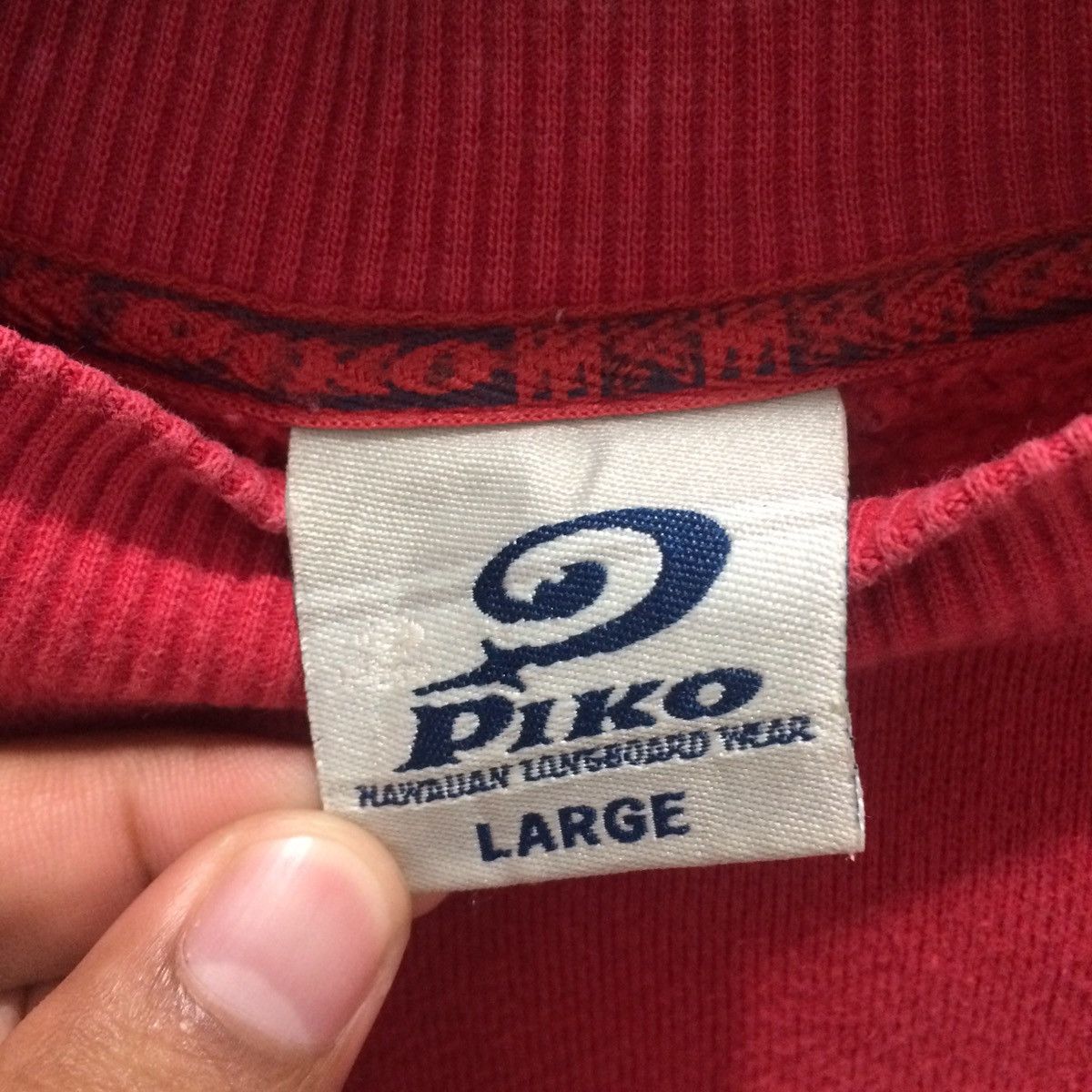 Vintage Vintage Surf Piko Hawaiian Sweatshirt Size US L / EU 52-54 / 3 - 4 Thumbnail