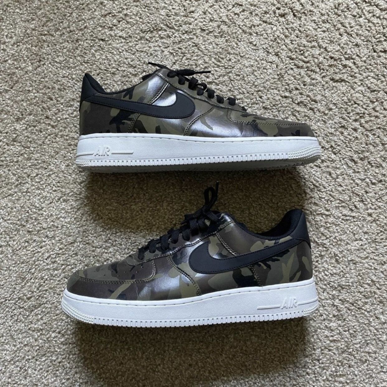 Nike Air Force 'Olive Reflective Camo' Size 11