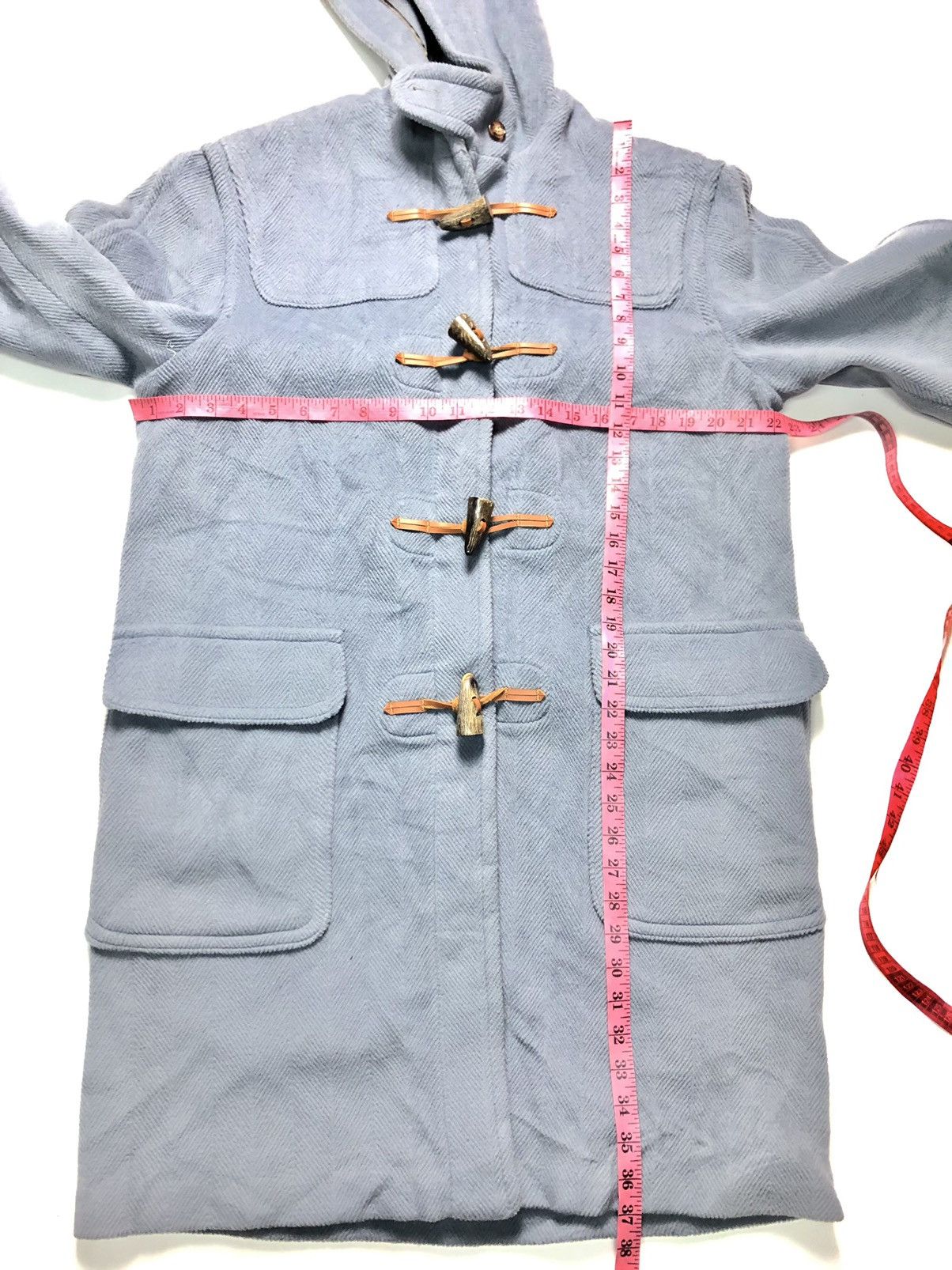 Gloverall × Vintage RARE🔥VINTAGE GLOVERALL DUFFLE COAT MADE IN ENGLAND 🏴󠁧󠁢󠁥󠁮󠁧󠁿 Size US L / EU 52-54 / 3 - 13 Thumbnail