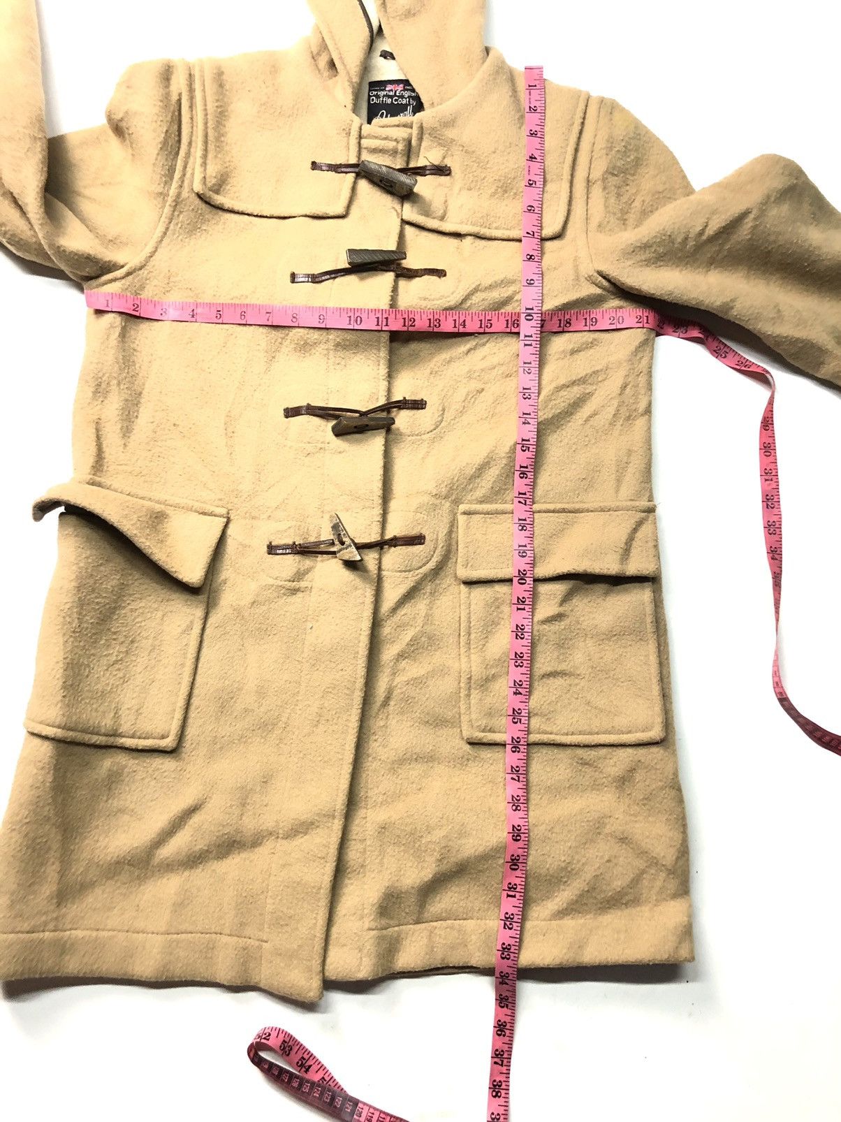 Gloverall RARE🔥VINTAGE GLOVERAL DUFFLE COAT MADE IN ENGLAND 🏴󠁧󠁢󠁥󠁮󠁧󠁿 Size US L / EU 52-54 / 3 - 11 Thumbnail