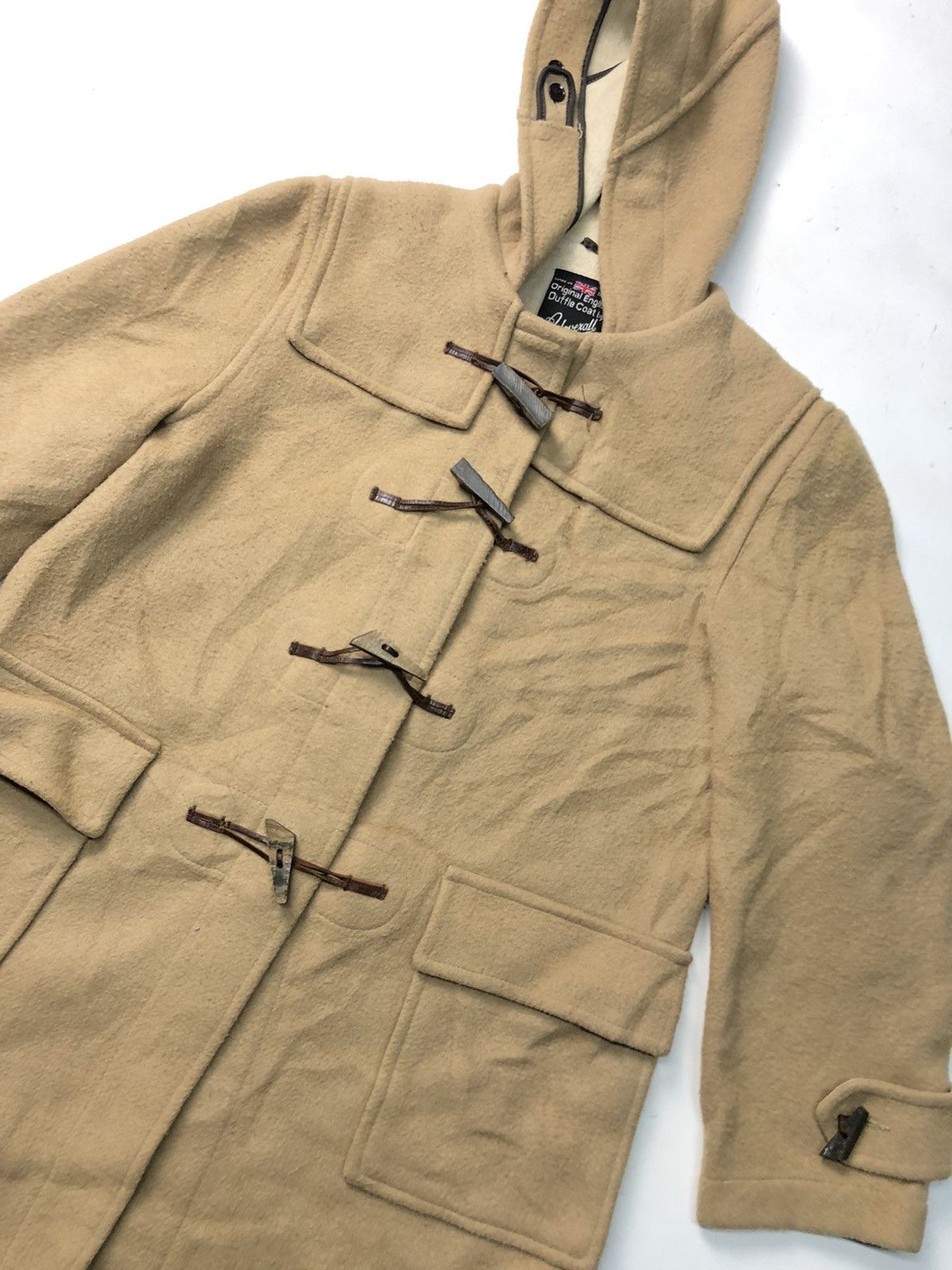 Gloverall RARE🔥VINTAGE GLOVERAL DUFFLE COAT MADE IN ENGLAND 🏴󠁧󠁢󠁥󠁮󠁧󠁿 Size US L / EU 52-54 / 3 - 3 Thumbnail
