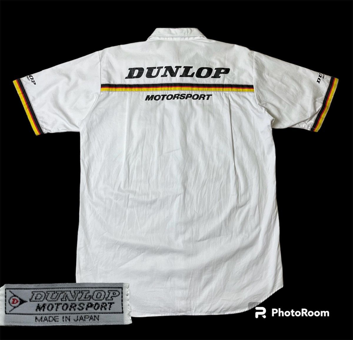 Sports Specialties VINTAGE DUNLOP MOTORSPORT MADE IN JAPAN BUTTON UPP SHIRT Size US L / EU 52-54 / 3 - 1 Thumbnail