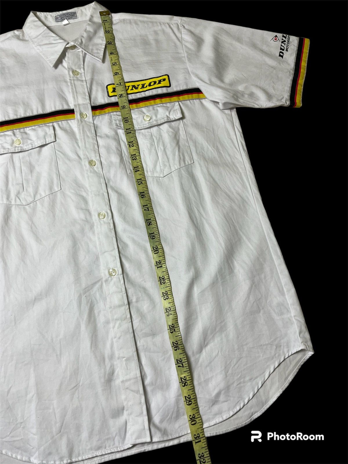 Sports Specialties VINTAGE DUNLOP MOTORSPORT MADE IN JAPAN BUTTON UPP SHIRT Size US L / EU 52-54 / 3 - 4 Thumbnail