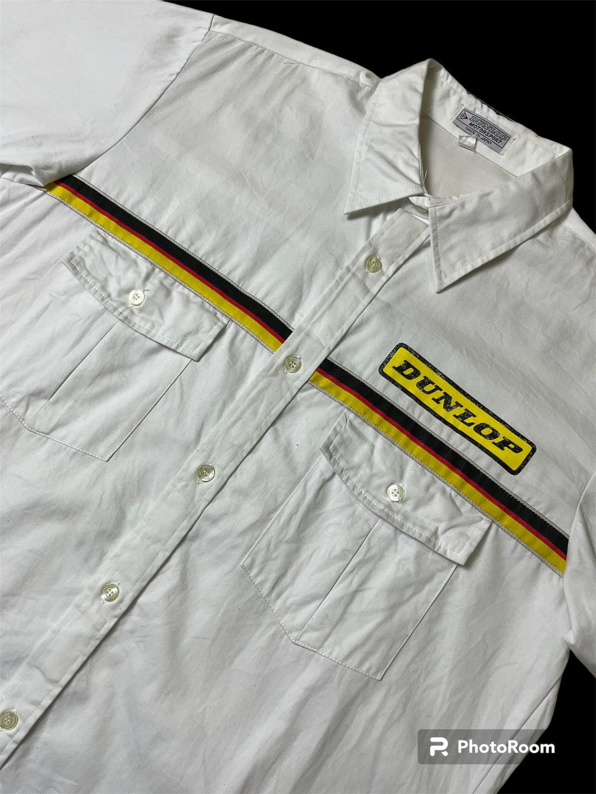 Sports Specialties VINTAGE DUNLOP MOTORSPORT MADE IN JAPAN BUTTON UPP SHIRT Size US L / EU 52-54 / 3 - 7 Thumbnail