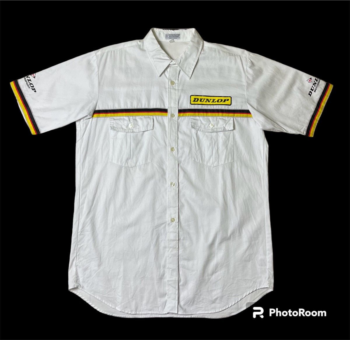 Sports Specialties VINTAGE DUNLOP MOTORSPORT MADE IN JAPAN BUTTON UPP SHIRT Size US L / EU 52-54 / 3 - 2 Thumbnail