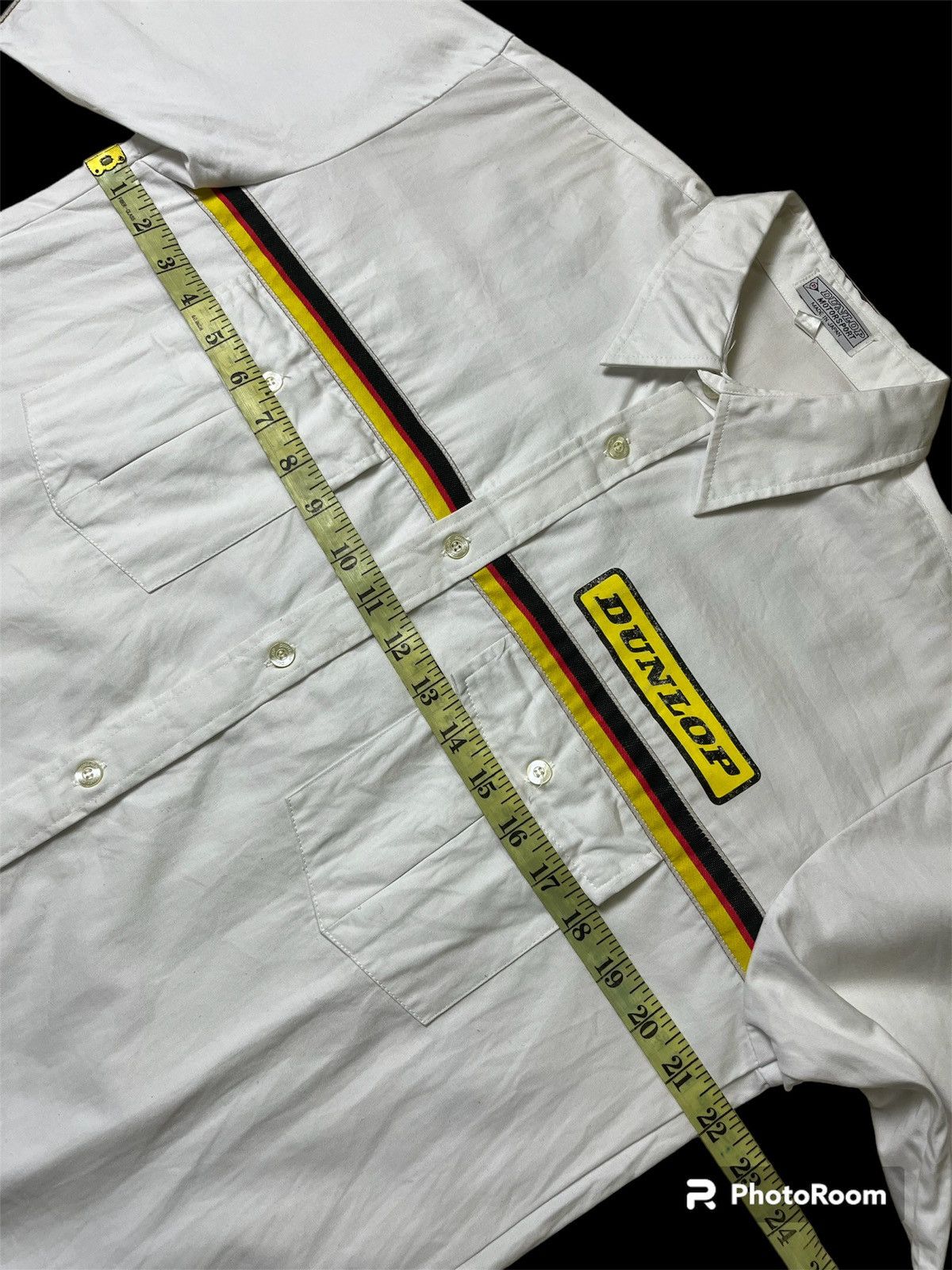 Sports Specialties VINTAGE DUNLOP MOTORSPORT MADE IN JAPAN BUTTON UPP SHIRT Size US L / EU 52-54 / 3 - 3 Thumbnail