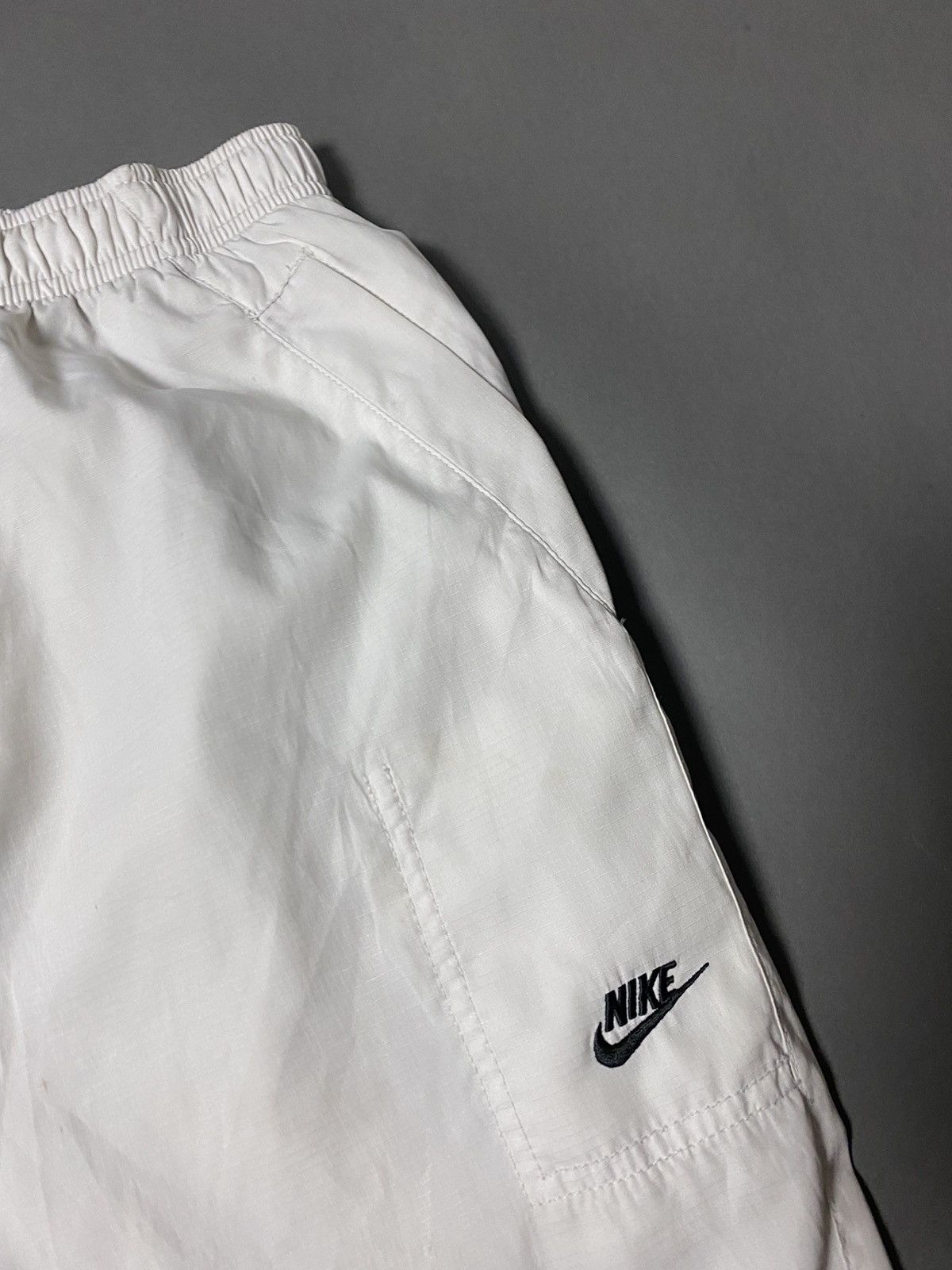 Nike × Vintage Nike TN vintage white shorts track pants small logo 2000s Size US 30 / EU 46 - 5 Thumbnail