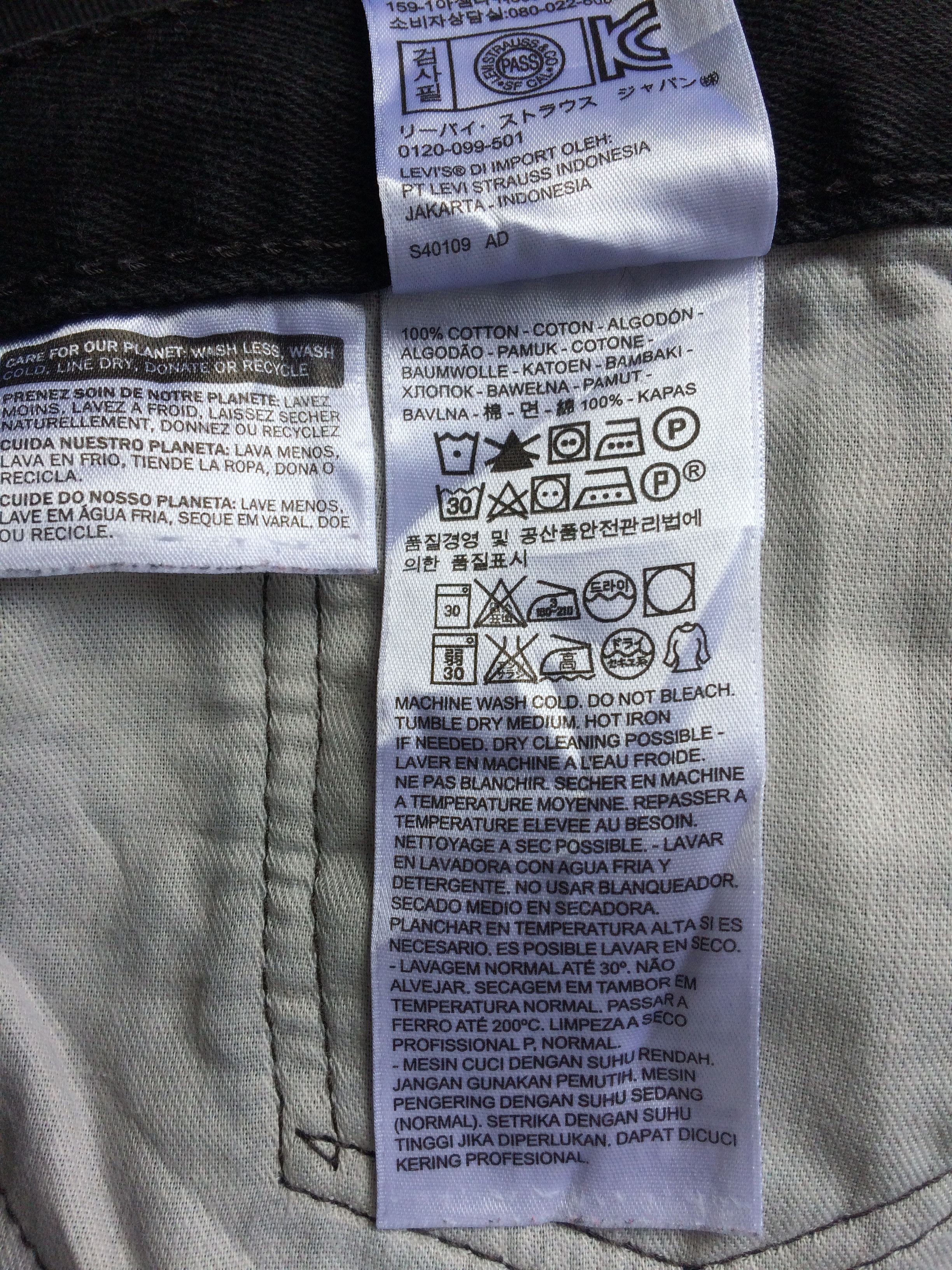 Levi's × Vintage Distressed Levis 505 Black Jeans #B-545 Size US 38 / EU 54 - 9 Thumbnail