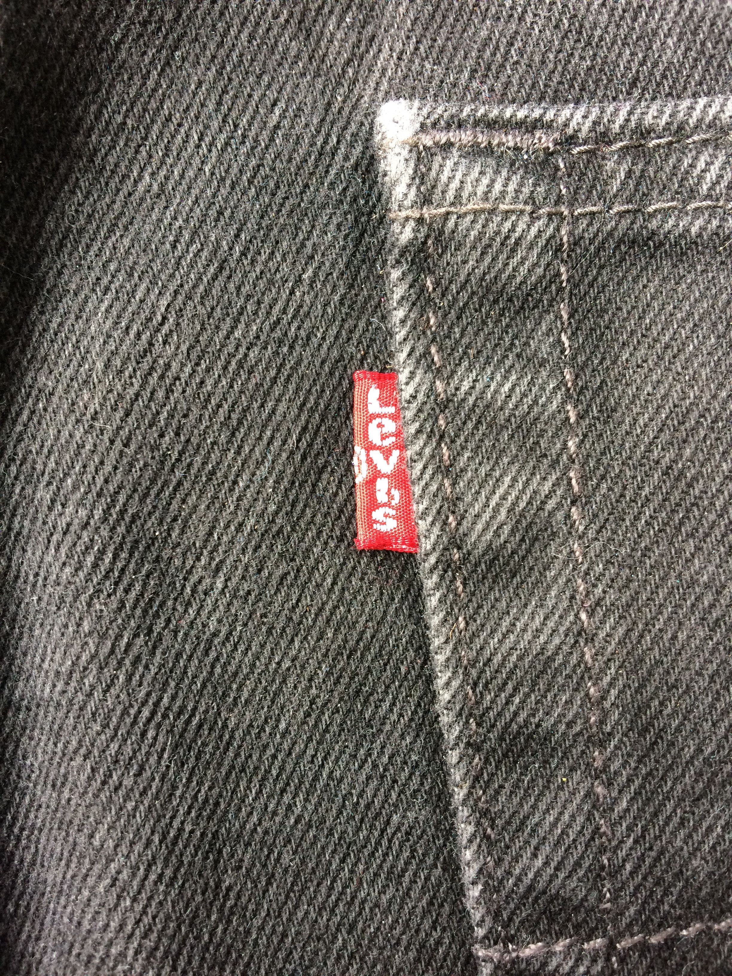 Levi's × Vintage Distressed Levis 505 Black Jeans #B-545 Size US 38 / EU 54 - 7 Thumbnail