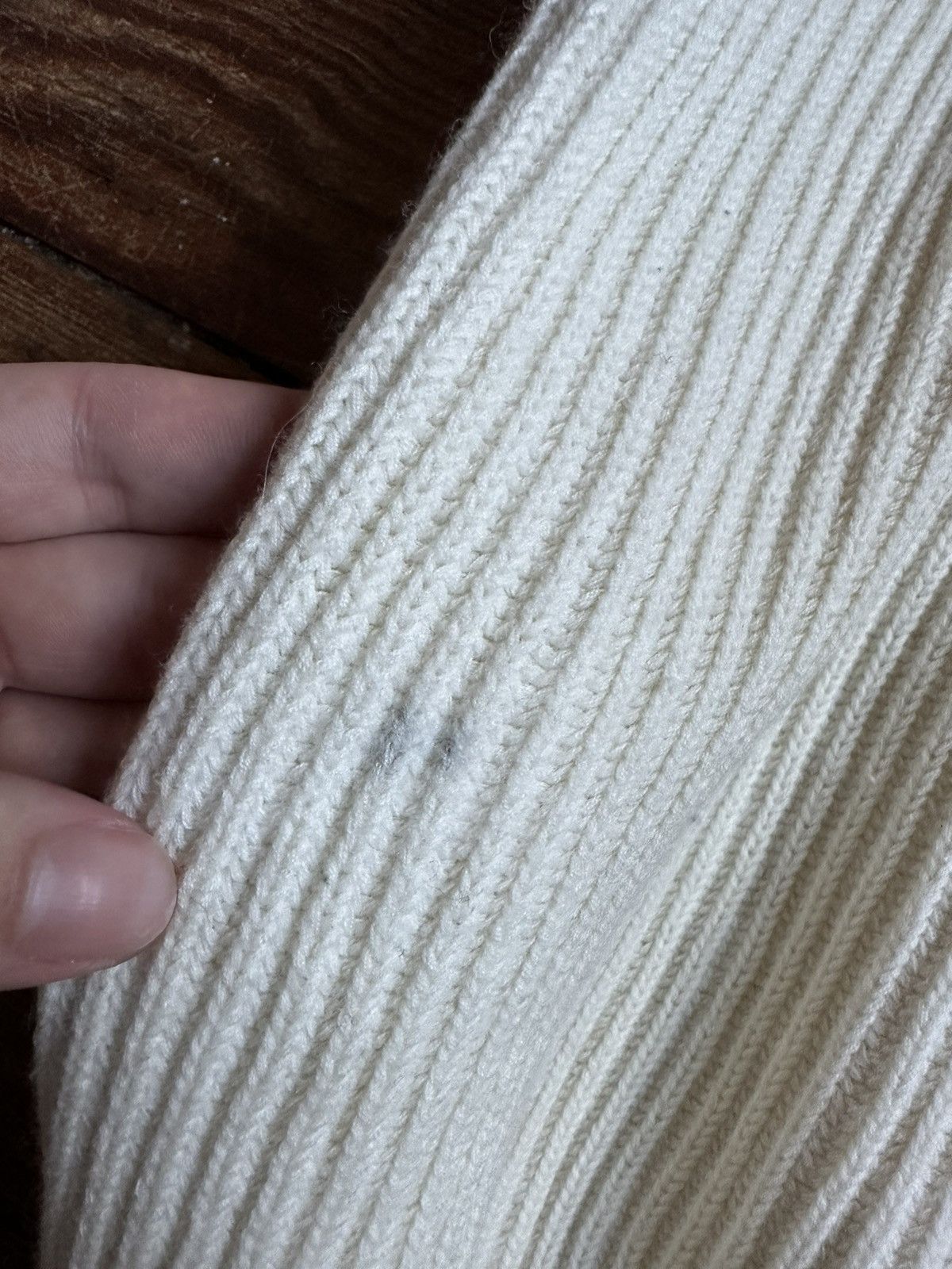 Yohji Yamamoto Yohji Yamamoto Pour Homme, Wool Turtle Neck Cable Knit Size US M / EU 48-50 / 2 - 3 Thumbnail