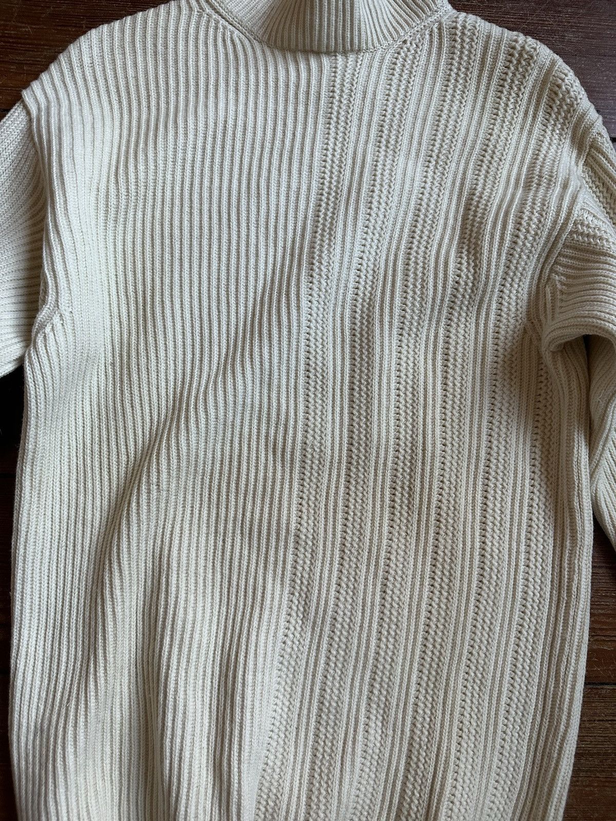 Yohji Yamamoto Yohji Yamamoto Pour Homme, Wool Turtle Neck Cable 