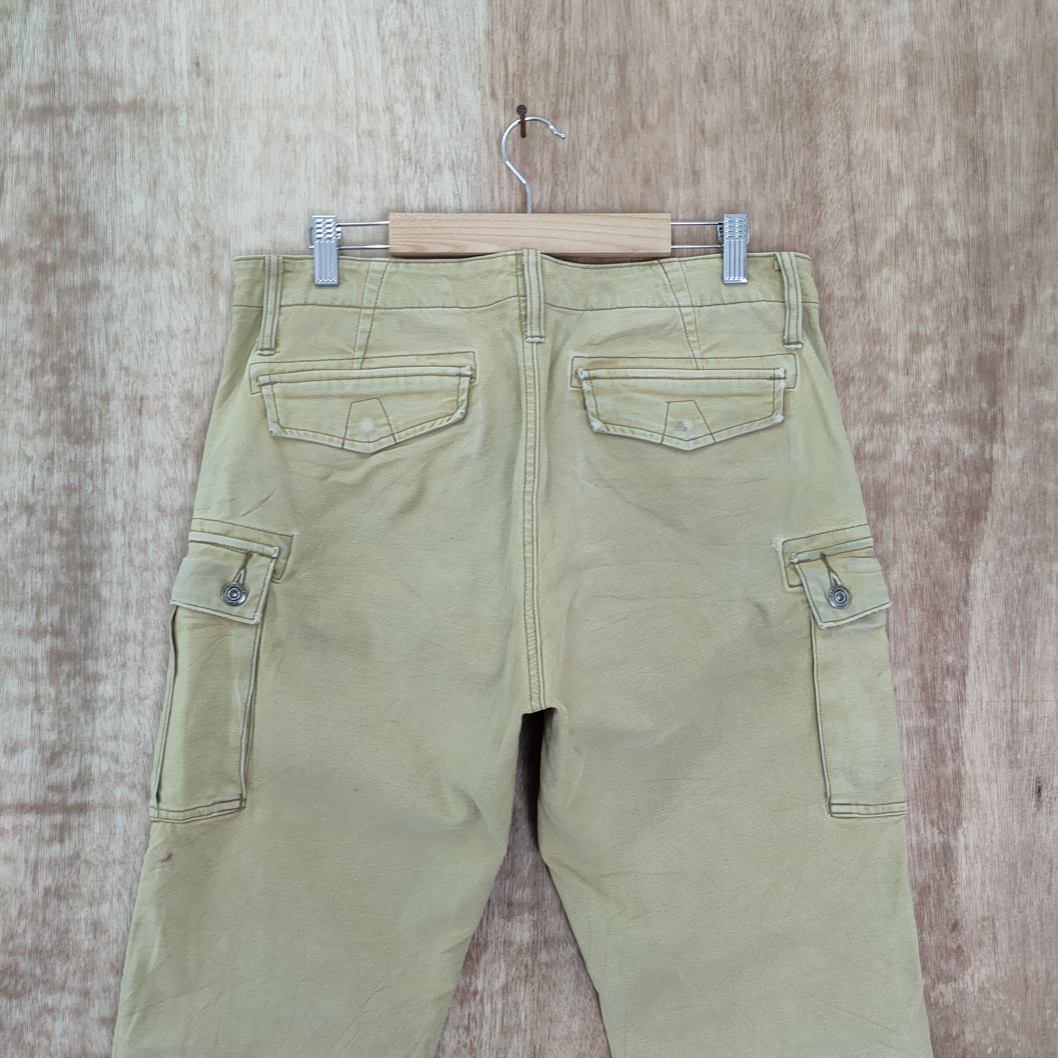 FRONTEER × Vintage VINTAGE IZ FRONTIER FADED PAINT CARGO PANTS Size US 34 / EU 50 - 10 Thumbnail