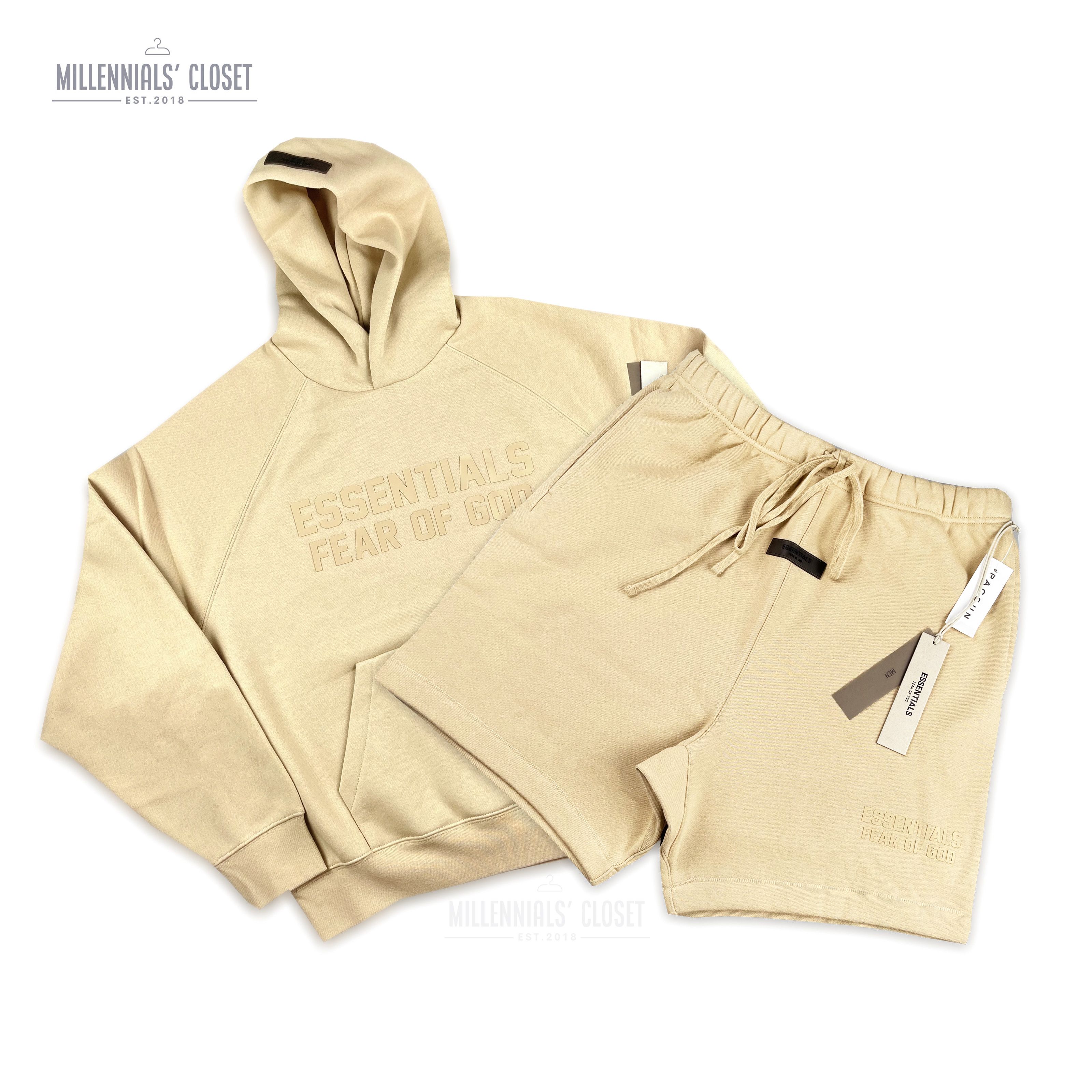 Essentials × Fear of God × Streetwear Fear of God Essentials Hoodie and ...