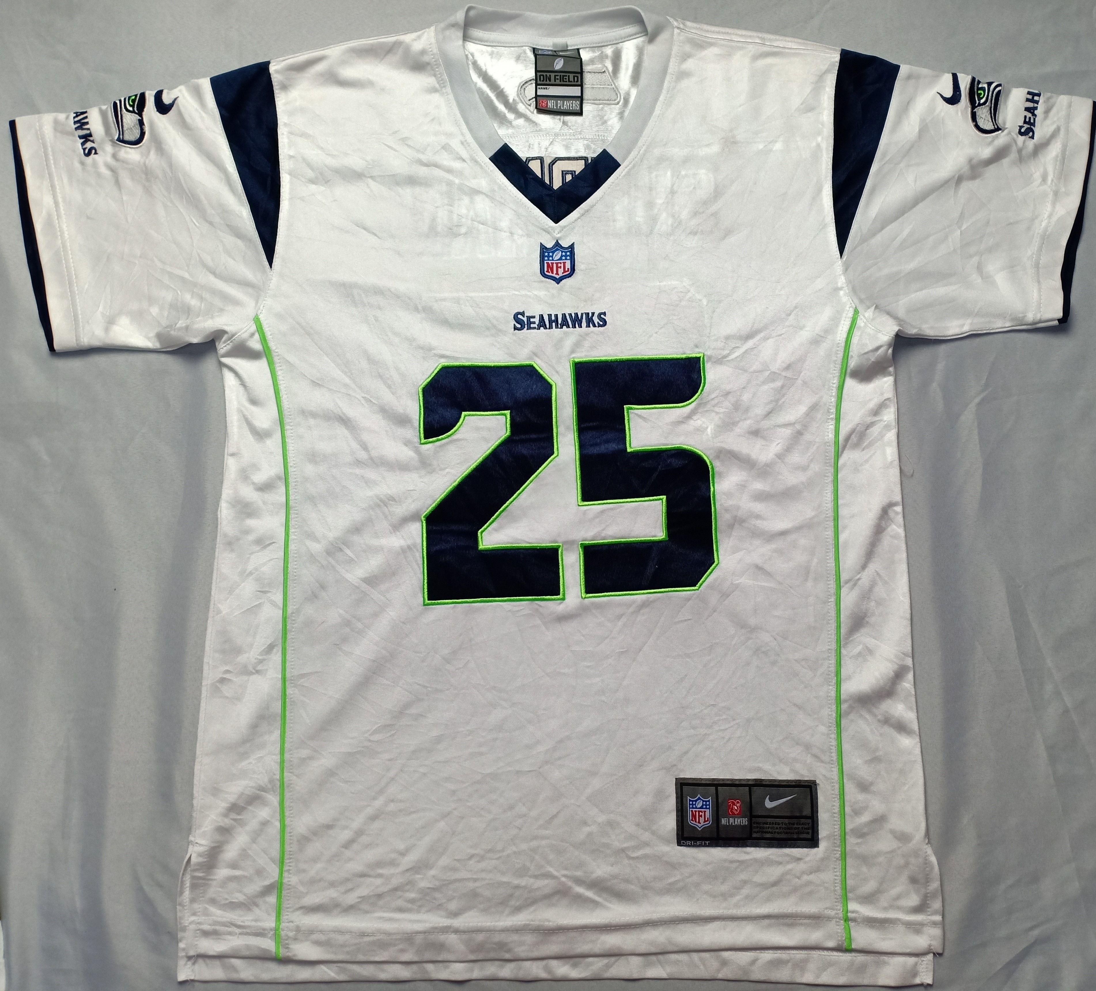 NFL Vintage Limited Rare Seahawks Sherman NO 25 NFL Jersey Size US L / EU 52-54 / 3 - 2 Thumbnail