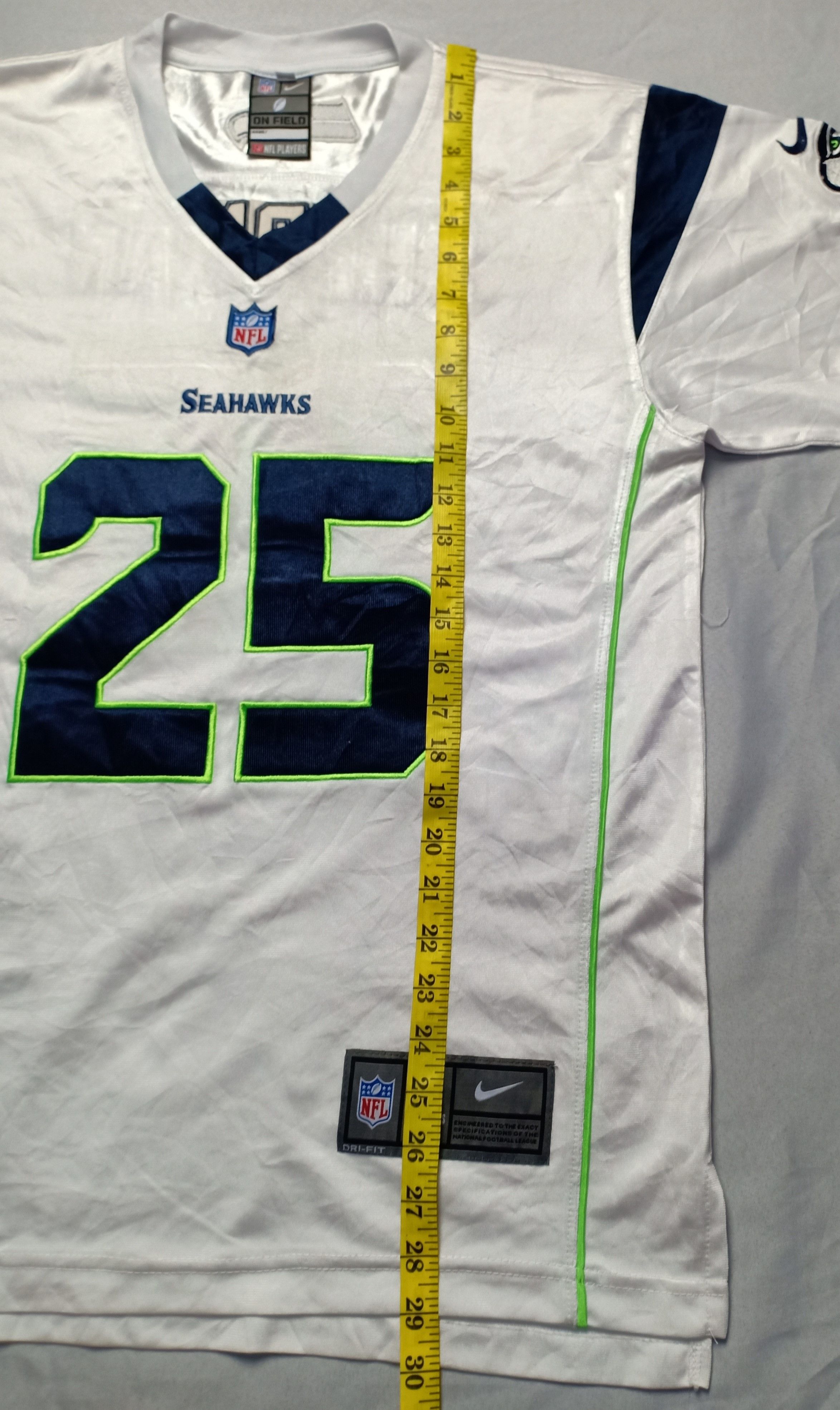 NFL Vintage Limited Rare Seahawks Sherman NO 25 NFL Jersey Size US L / EU 52-54 / 3 - 8 Thumbnail