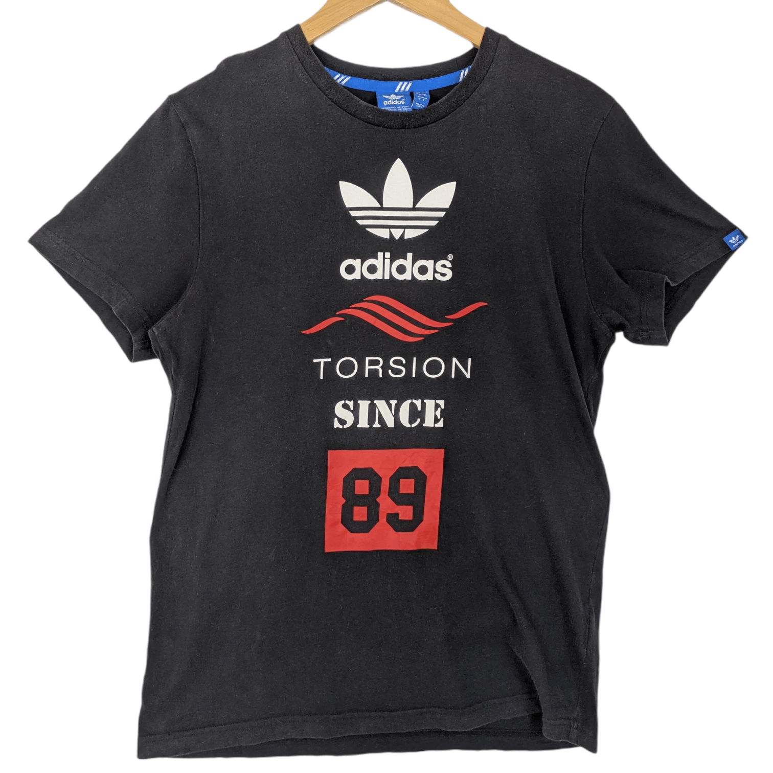 Adidas ADIDAS Trefoil Torsion Big Logo T-Shirt Size US L / EU 52-54 / 3 - 2 Thumbnail