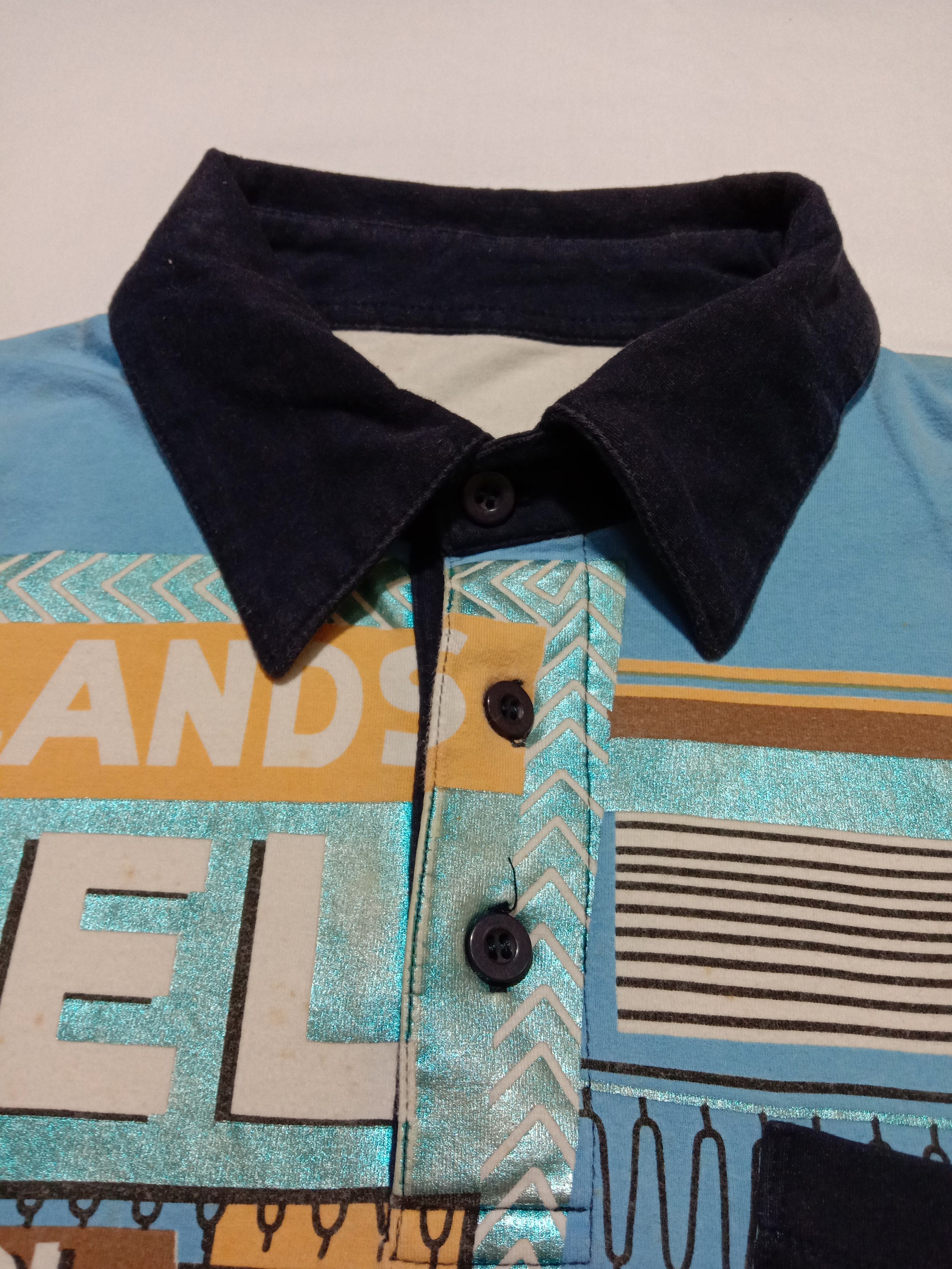 Japanese Brand Rare All Over Printed Graphic Art Hotel Promo Polo Shirt Size US S / EU 44-46 / 1 - 2 Thumbnail