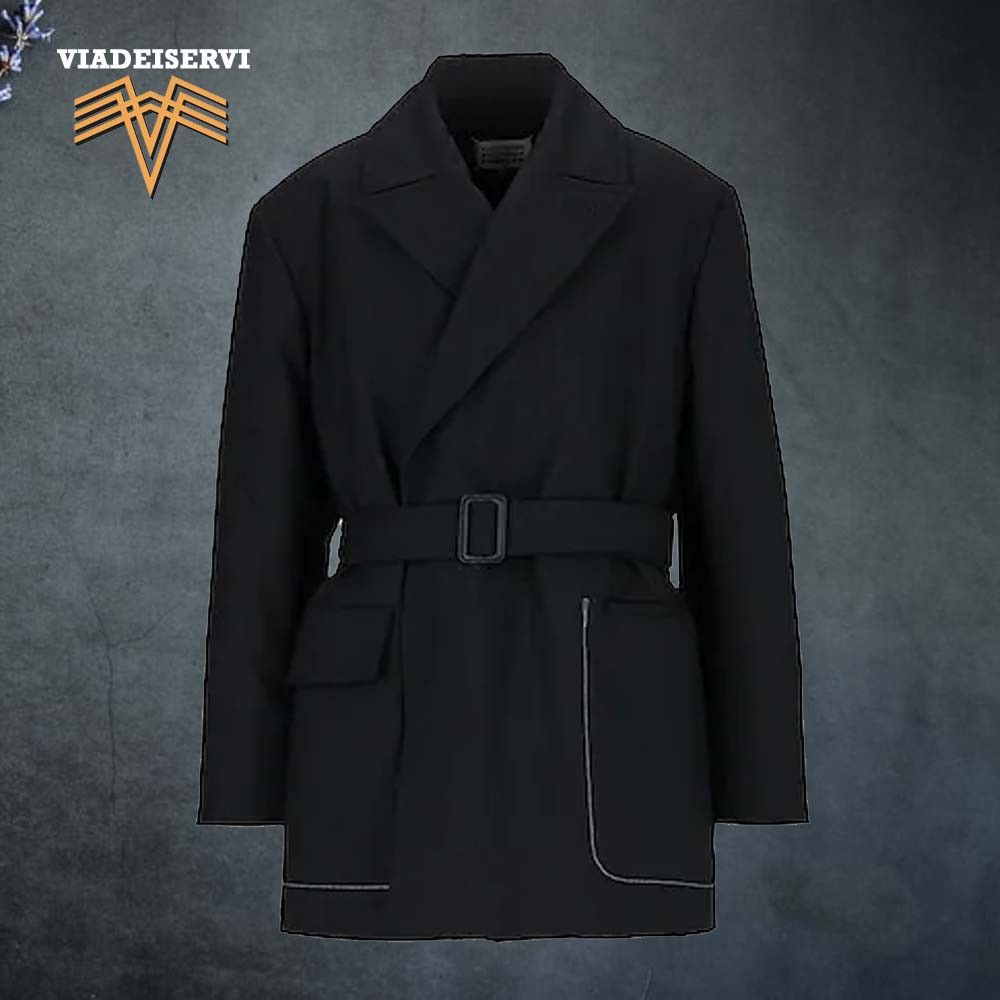 Maison Margiela Coat in Black Size US S / EU 44-46 / 1 - 1 Thumbnail