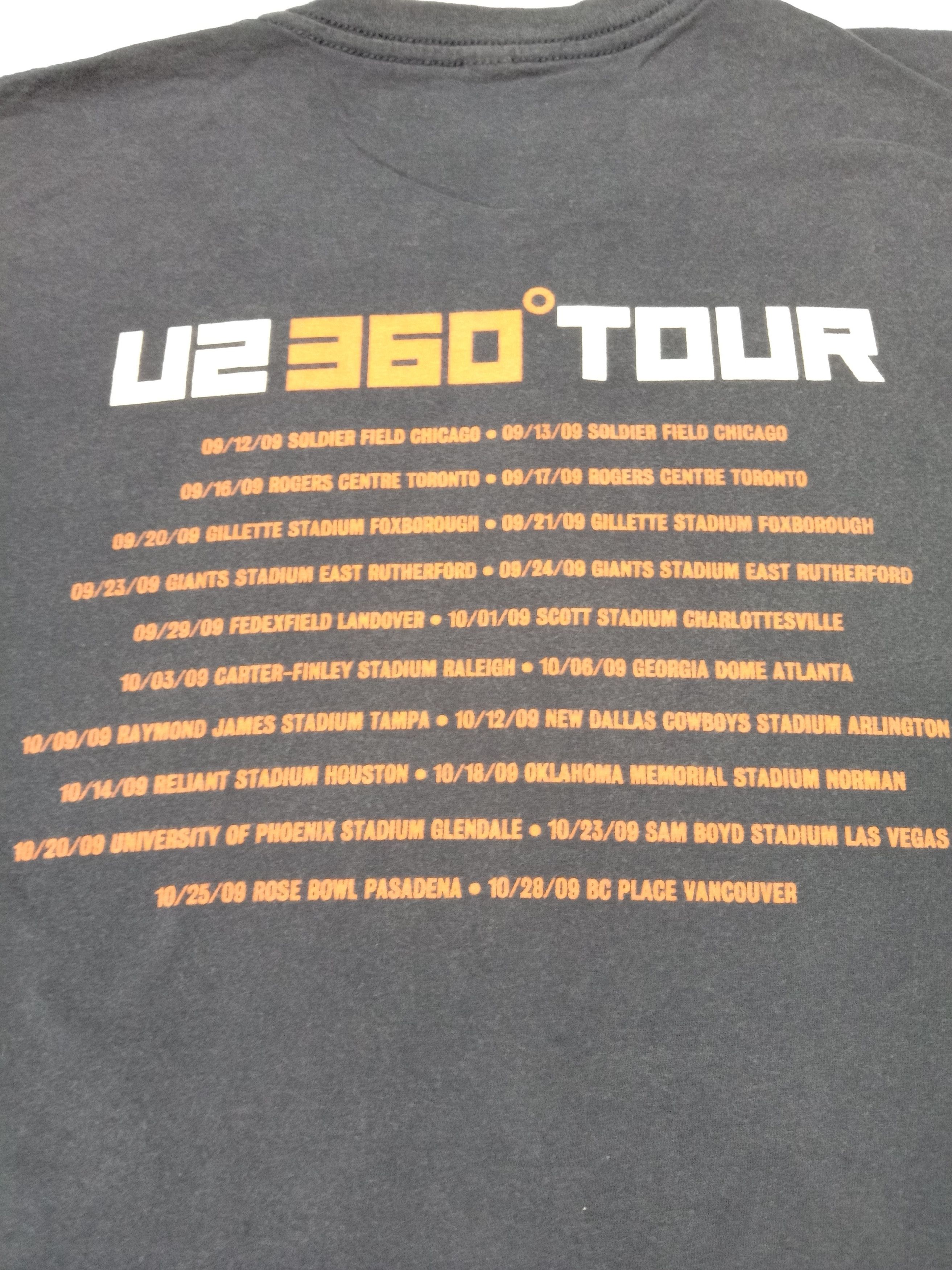 Band Tees Vintage U2 360 Tour 2009 Tee Size US M / EU 48-50 / 2 - 5 Thumbnail