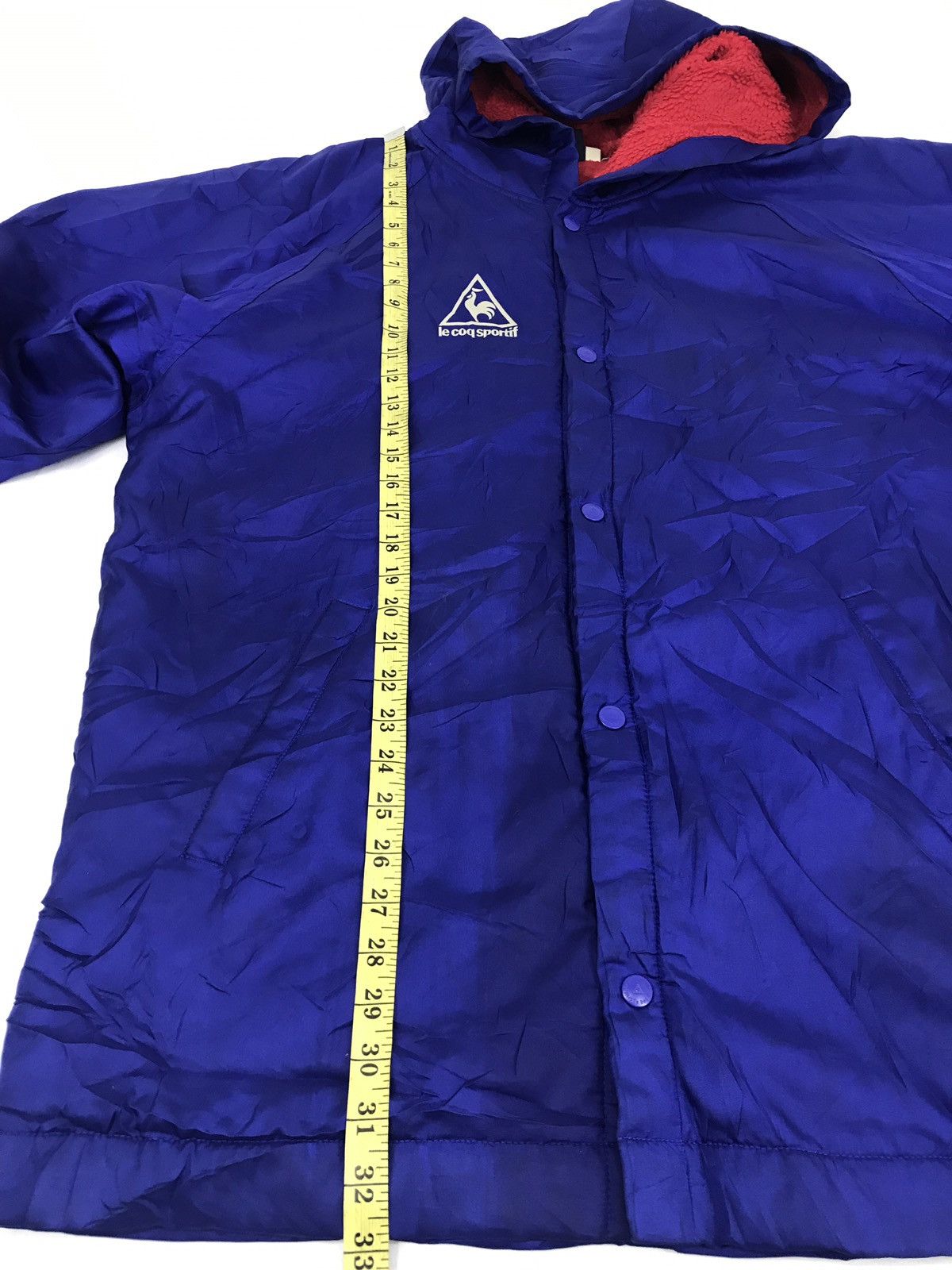 Le Coq Sportif Le Coq Sportif Big Logo Parkas Jacket Hoodie Sherpa Inner Size US XL / EU 56 / 4 - 5 Thumbnail