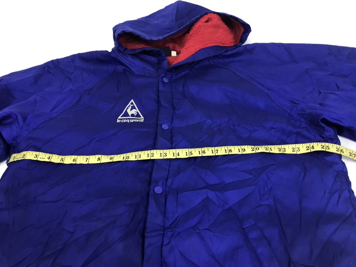 Le Coq Sportif Le Coq Sportif Big Logo Parkas Jacket Hoodie Sherpa Inner Size US XL / EU 56 / 4 - 4 Thumbnail
