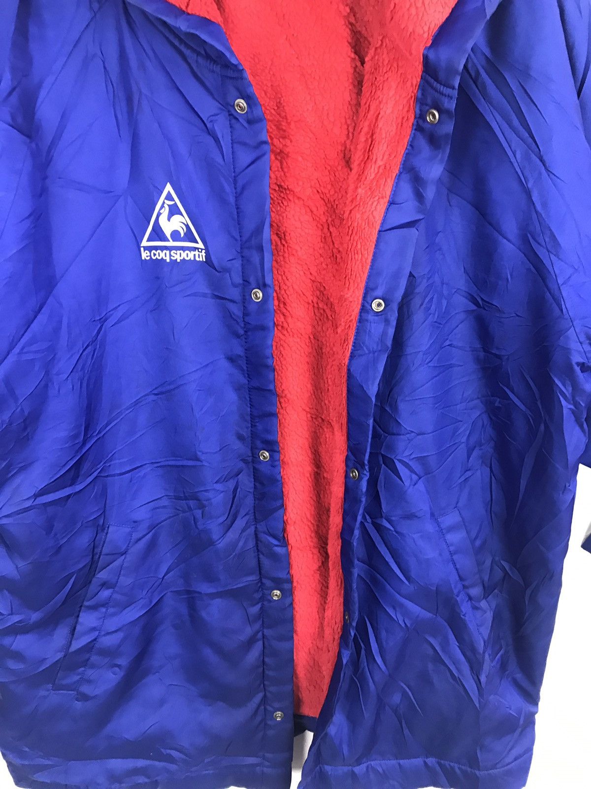 Le Coq Sportif Le Coq Sportif Big Logo Parkas Jacket Hoodie Sherpa Inner Size US XL / EU 56 / 4 - 11 Thumbnail