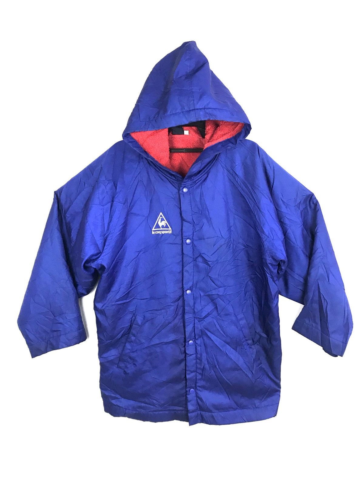 Le Coq Sportif Le Coq Sportif Big Logo Parkas Jacket Hoodie Sherpa Inner Size US XL / EU 56 / 4 - 2 Thumbnail