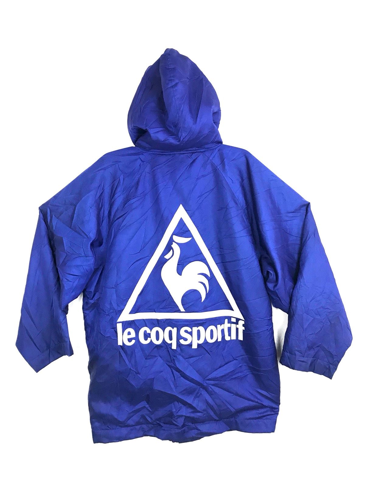 Vintage Le Coq Sportif Big Logo Parkas Jacket Hoodie Sherpa Inner | Grailed