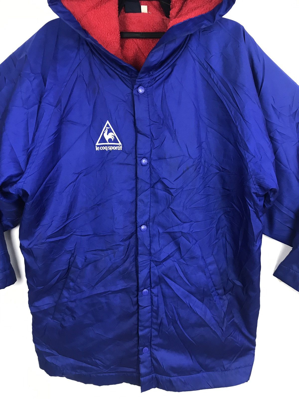 Le Coq Sportif Le Coq Sportif Big Logo Parkas Jacket Hoodie Sherpa Inner Size US XL / EU 56 / 4 - 3 Thumbnail