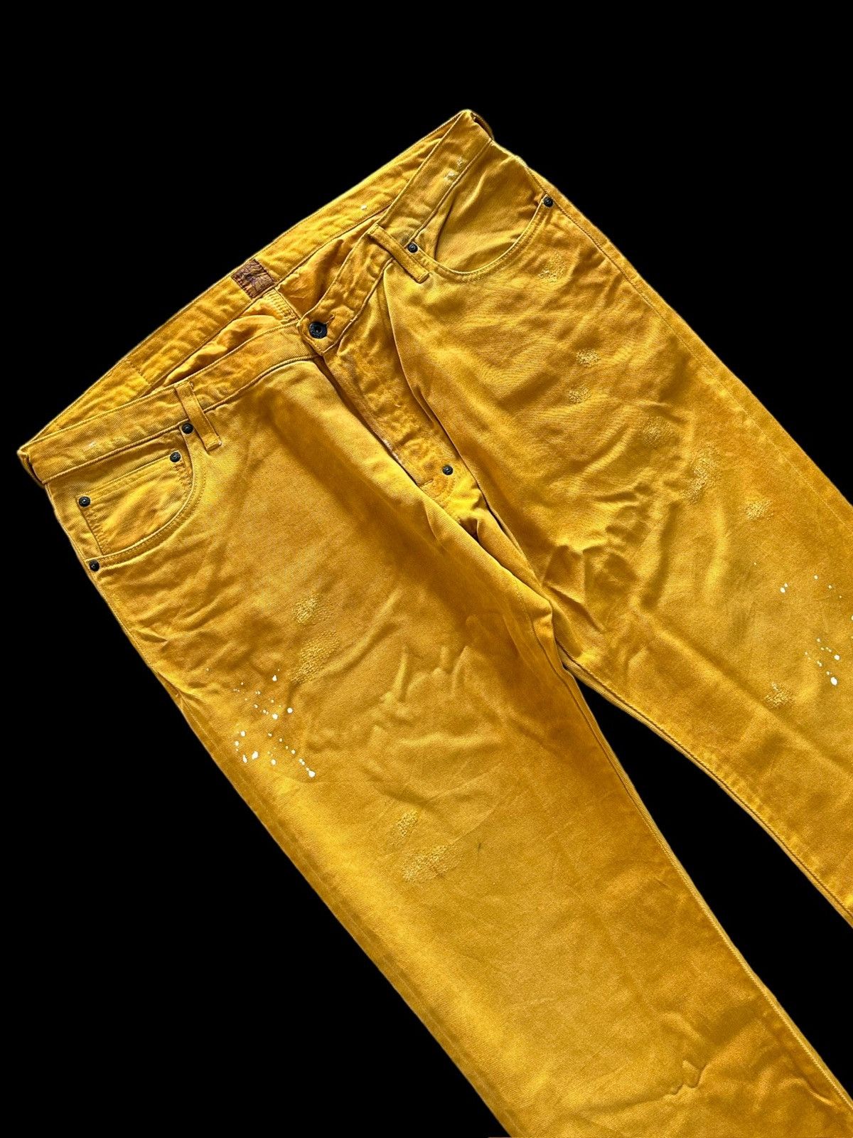 Prps 40/46 2007ss - Archive PRPS mustard denim jeans Size US 40 / EU 56 - 3 Thumbnail