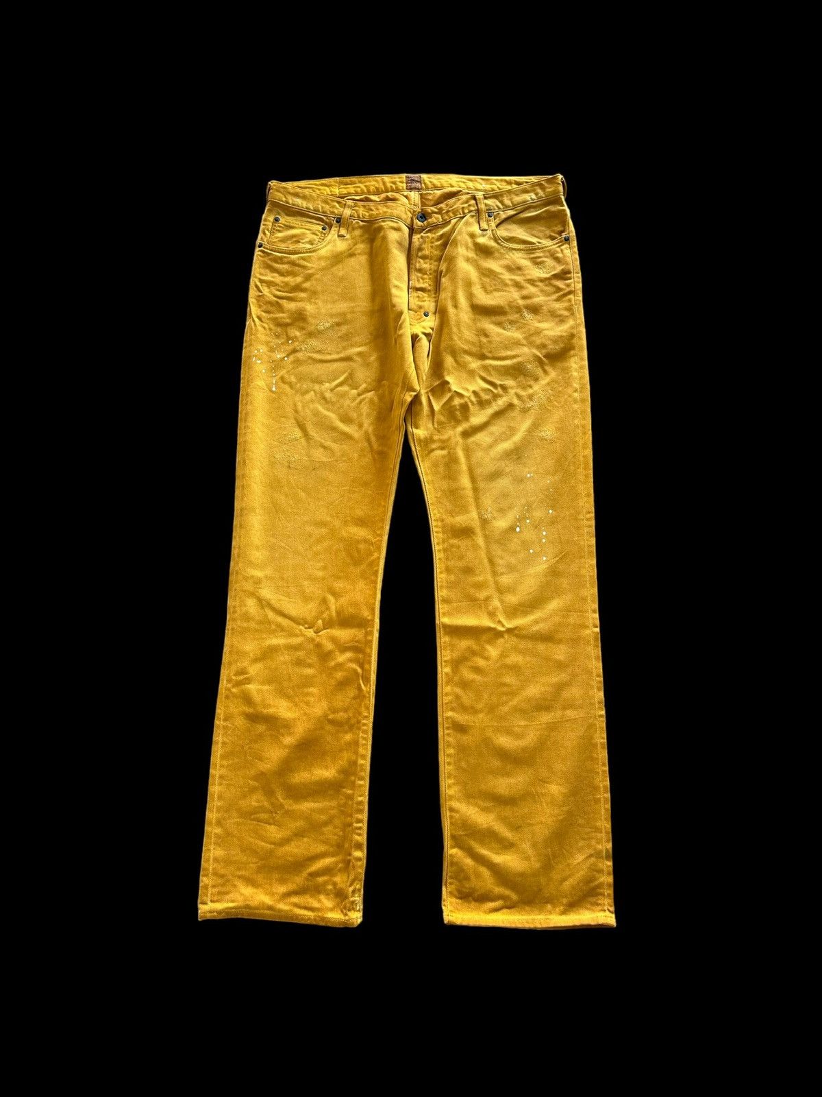 Prps 40/46 2007ss - Archive PRPS mustard denim jeans Size US 40 / EU 56 - 1 Thumbnail