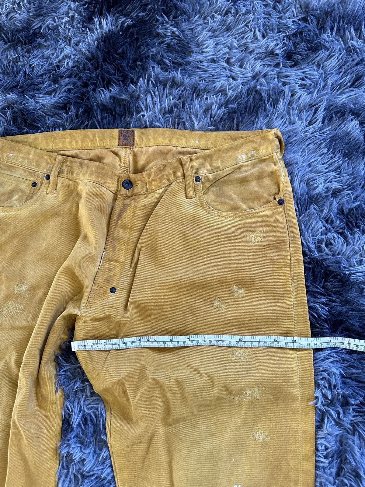 Prps 40/46 2007ss - Archive PRPS mustard denim jeans Size US 40 / EU 56 - 19 Thumbnail