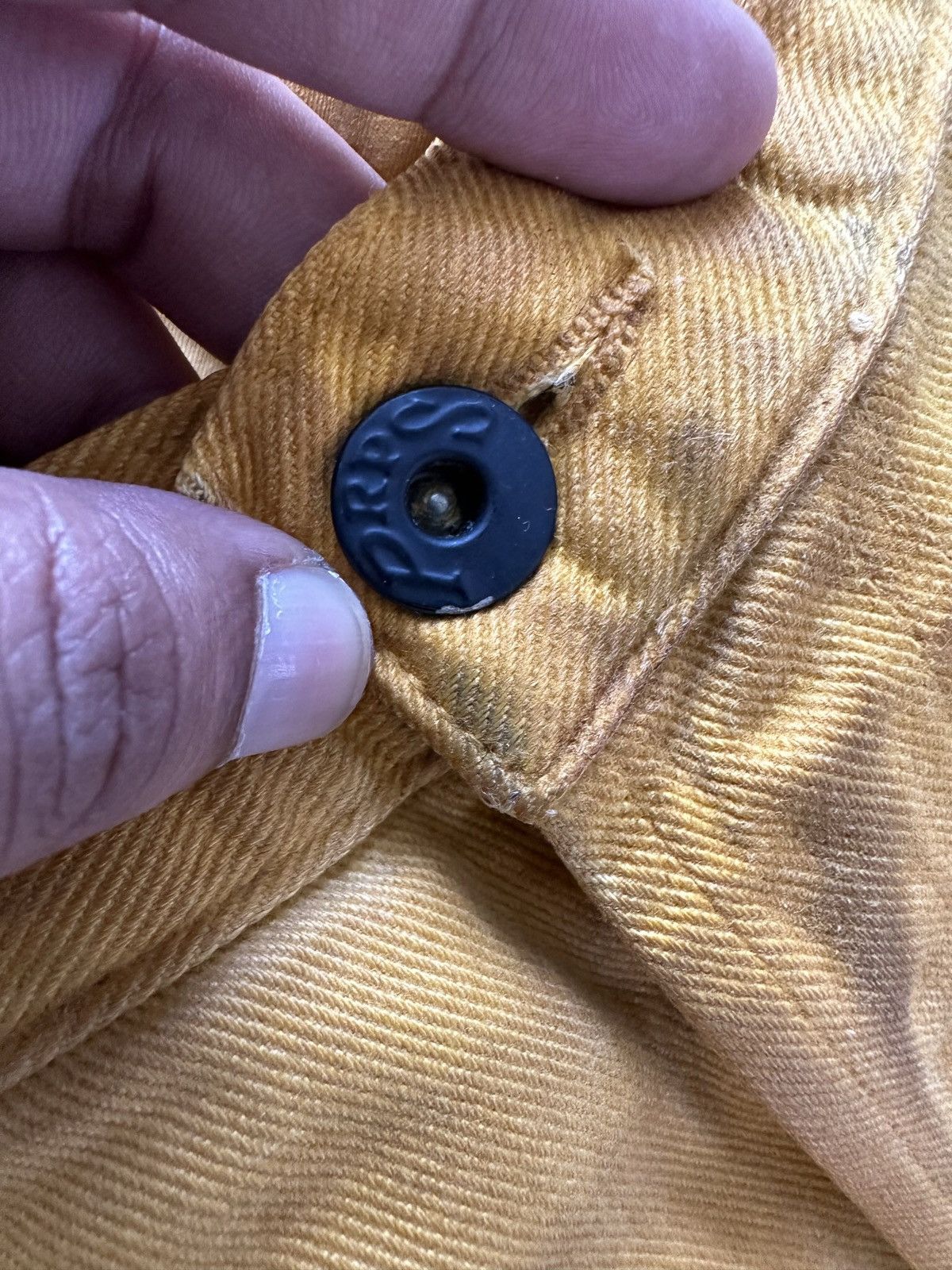 Prps 40/46 2007ss - Archive PRPS mustard denim jeans Size US 40 / EU 56 - 15 Thumbnail