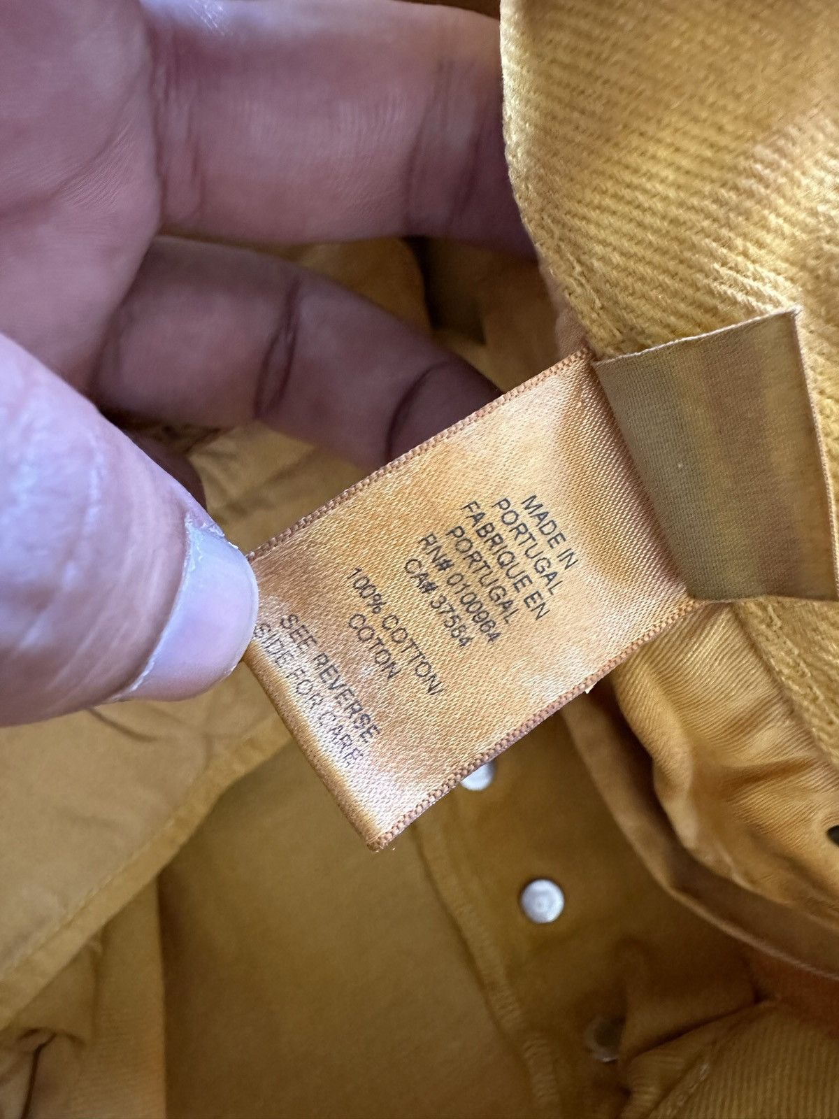 Prps 40/46 2007ss - Archive PRPS mustard denim jeans Size US 40 / EU 56 - 12 Thumbnail