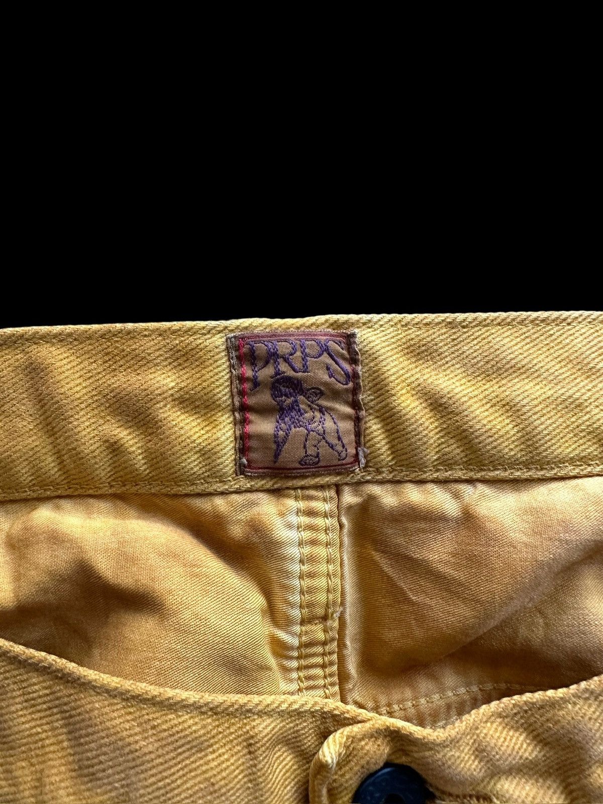 Prps 40/46 2007ss - Archive PRPS mustard denim jeans Size US 40 / EU 56 - 6 Thumbnail