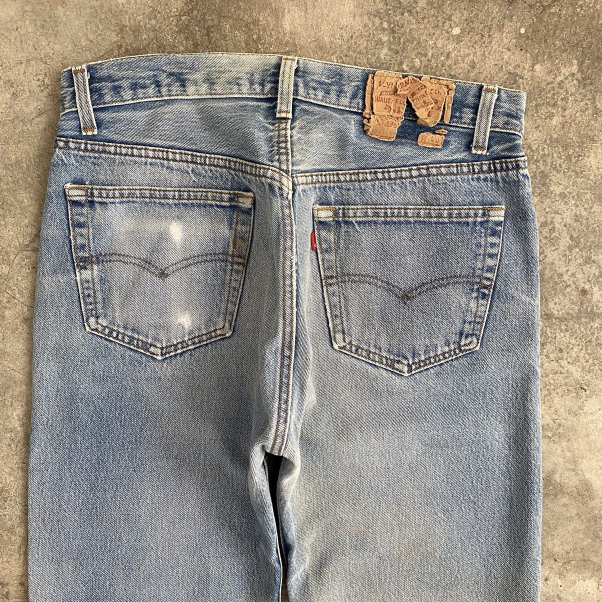 Levi's × Vintage Size 32x26 Vintage 80’s Levi's 501 Stonewashed Ripped Jeans Size US 32 / EU 48 - 19 Thumbnail