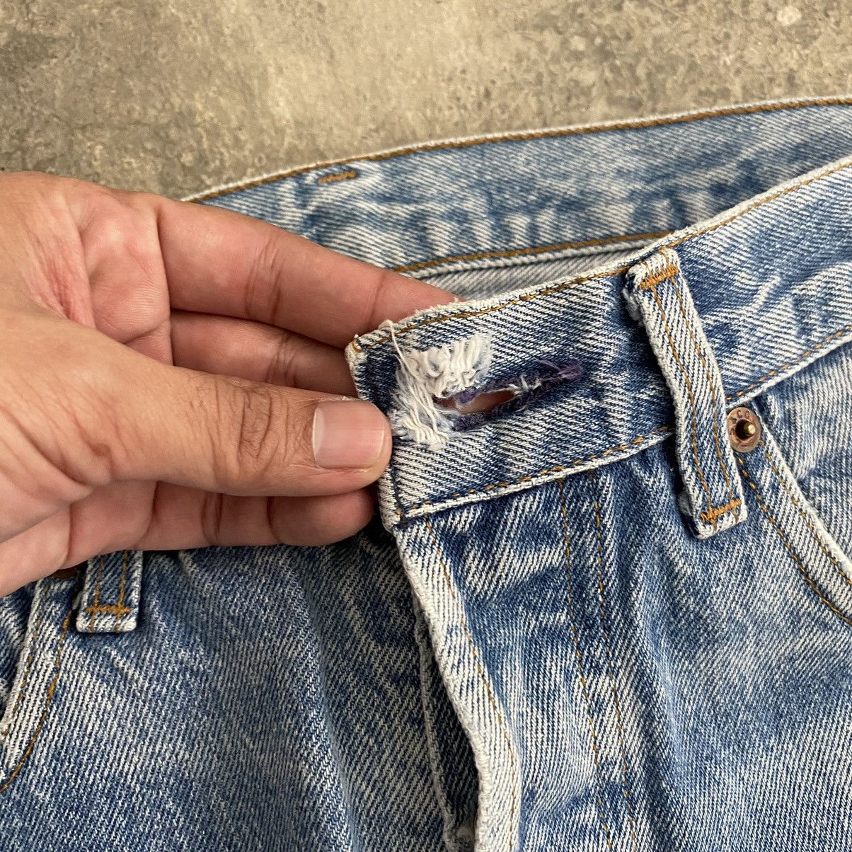 Levi's × Vintage Size 32x26 Vintage 80’s Levi's 501 Stonewashed Ripped Jeans Size US 32 / EU 48 - 10 Thumbnail