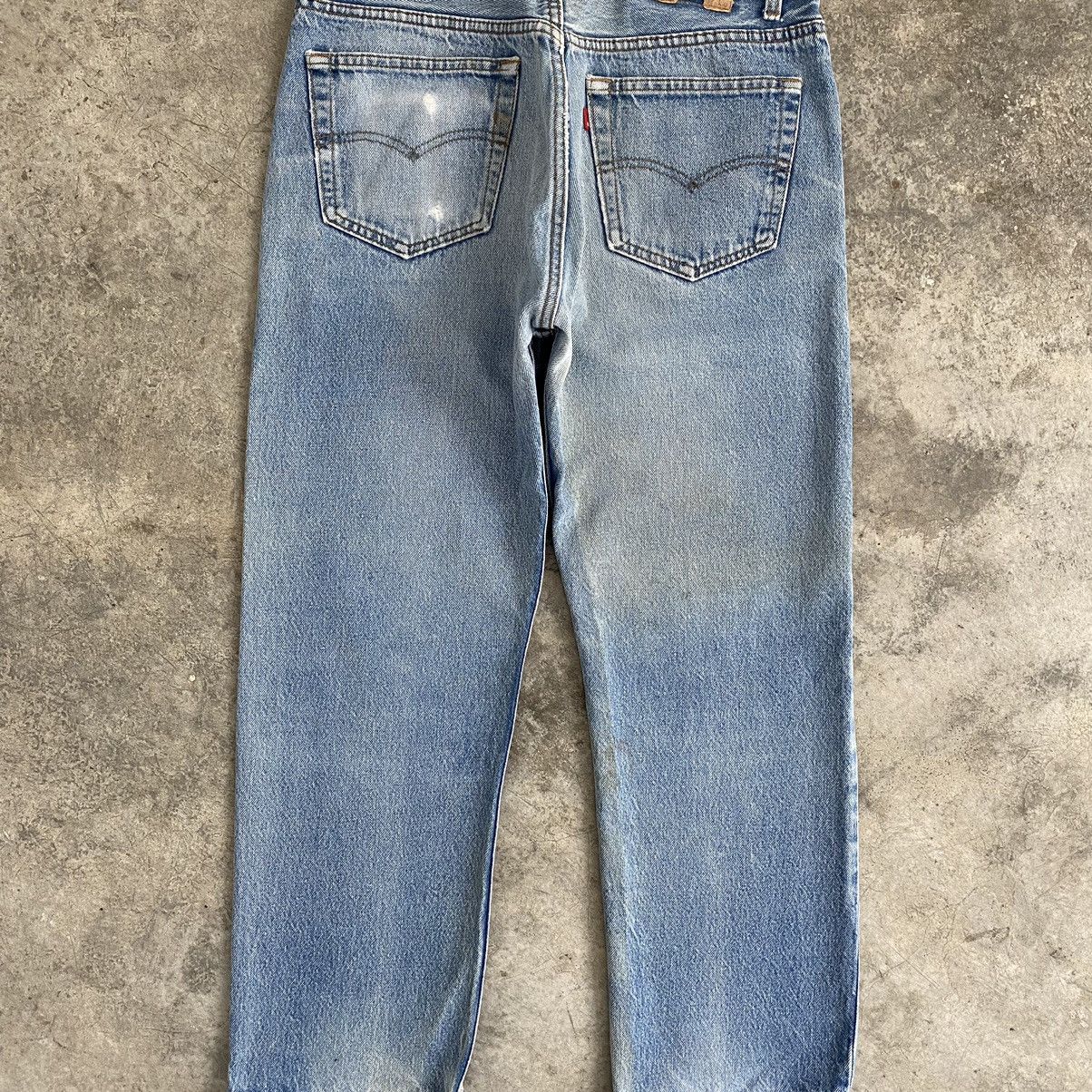 Levi's × Vintage Size 32x26 Vintage 80’s Levi's 501 Stonewashed Ripped Jeans Size US 32 / EU 48 - 15 Thumbnail