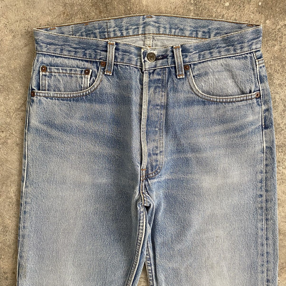 Levi's × Vintage Size 32x26 Vintage 80’s Levi's 501 Stonewashed Ripped Jeans Size US 32 / EU 48 - 7 Thumbnail