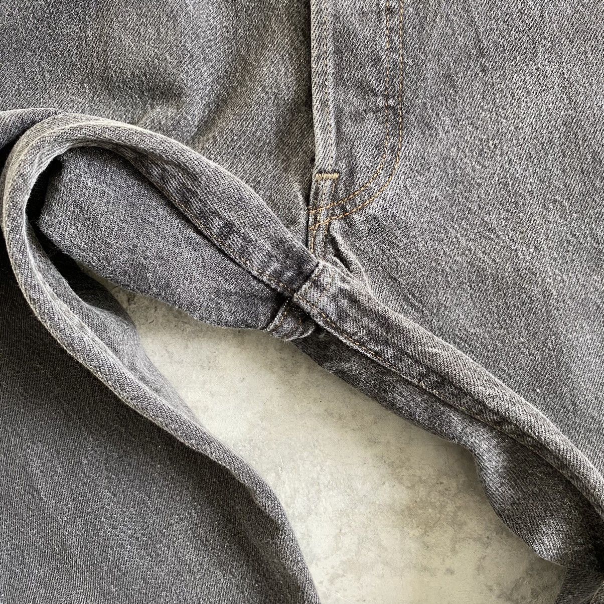 Levi's Size 30x29.5 VTG Late 80’s Levi's 501 Ash Gray Denim Jeans Size US 30 / EU 46 - 8 Thumbnail