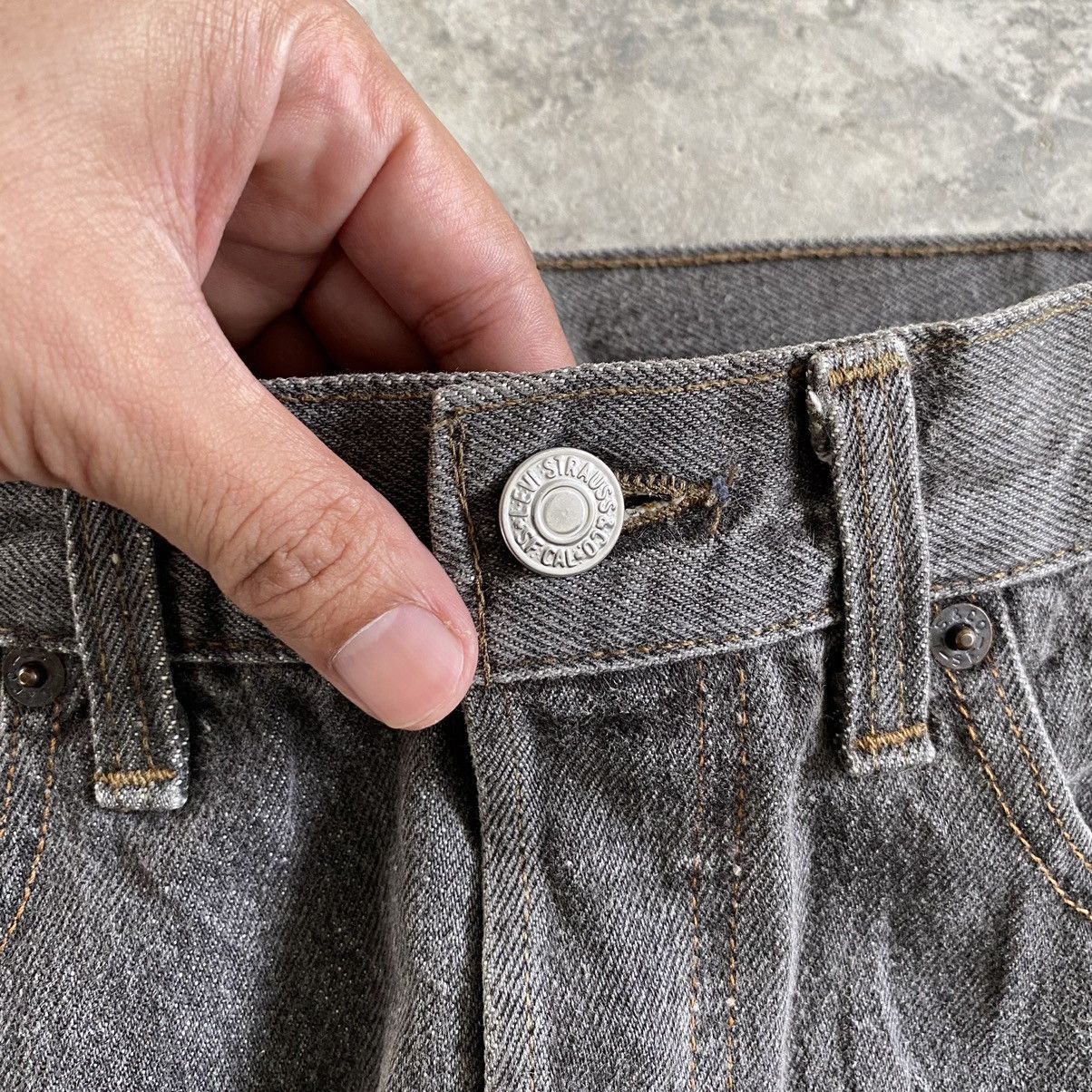 Levi's Size 30x29.5 VTG Late 80’s Levi's 501 Ash Gray Denim Jeans Size US 30 / EU 46 - 6 Thumbnail