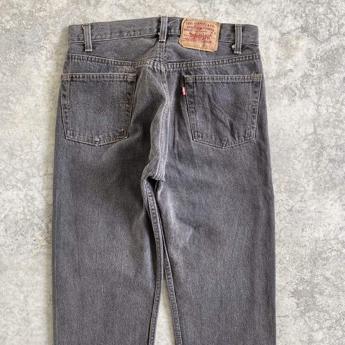 Levi's Size 30x29.5 VTG Late 80’s Levi's 501 Ash Gray Denim Jeans Size US 30 / EU 46 - 10 Thumbnail
