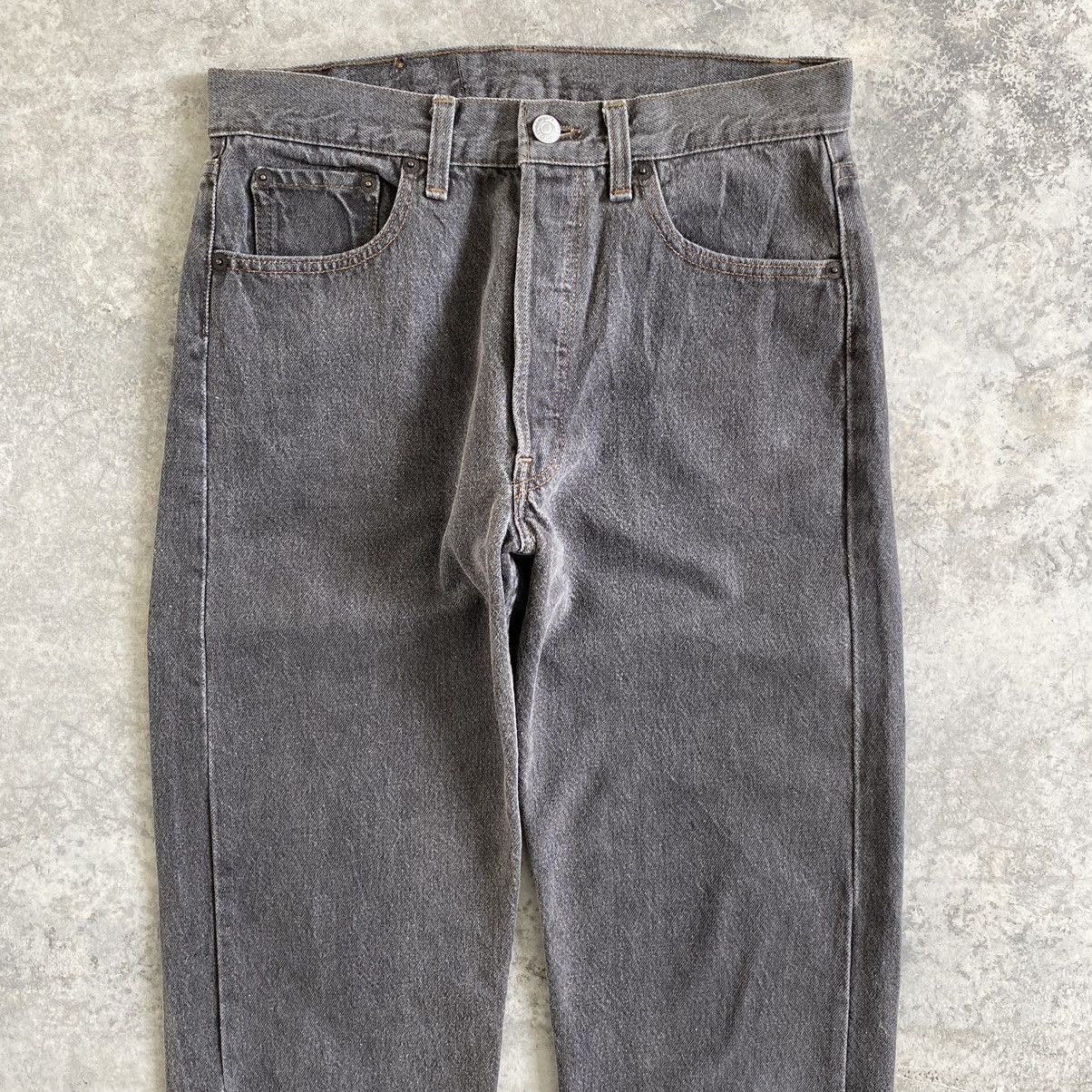 Levi's Size 30x29.5 VTG Late 80’s Levi's 501 Ash Gray Denim Jeans Size US 30 / EU 46 - 3 Thumbnail