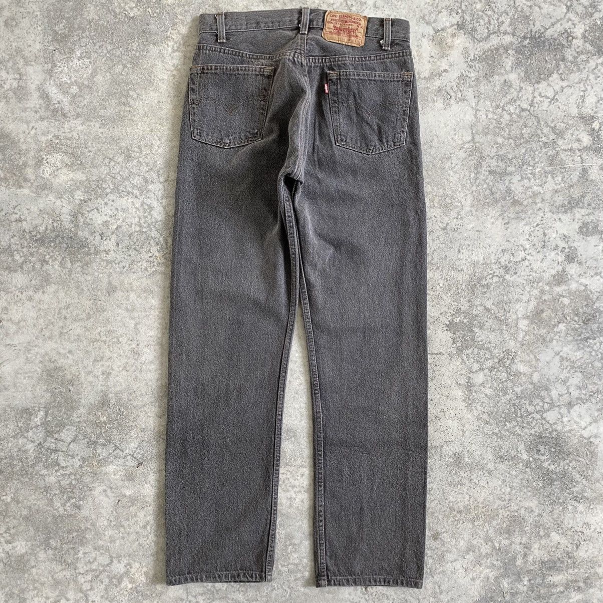 Levi's Size 30x29.5 VTG Late 80’s Levi's 501 Ash Gray Denim Jeans Size US 30 / EU 46 - 9 Thumbnail