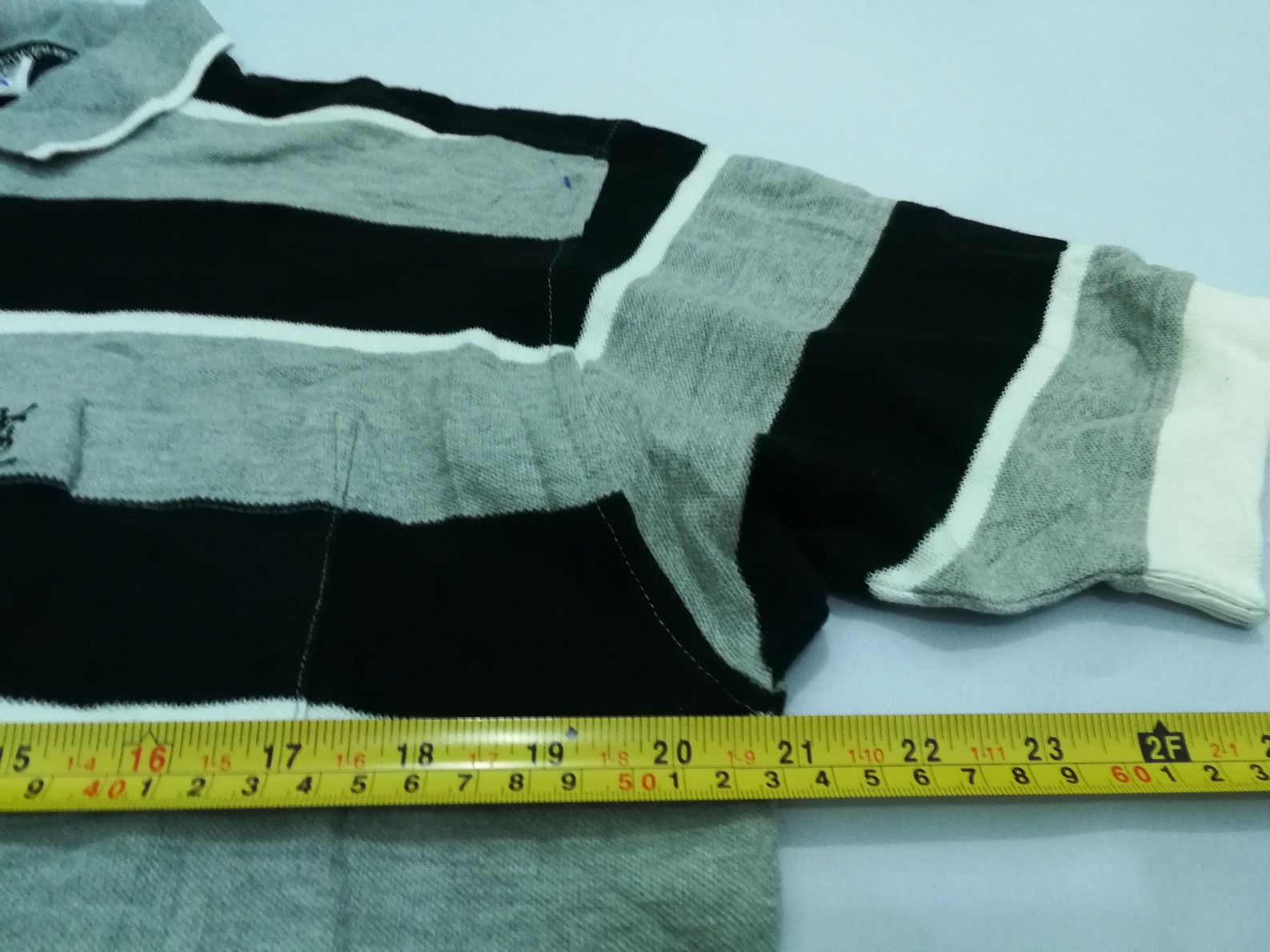 Other YSL Polo Shirt Striped Yves Saint Laurent Embroidery Logo Size US L / EU 52-54 / 3 - 5 Thumbnail