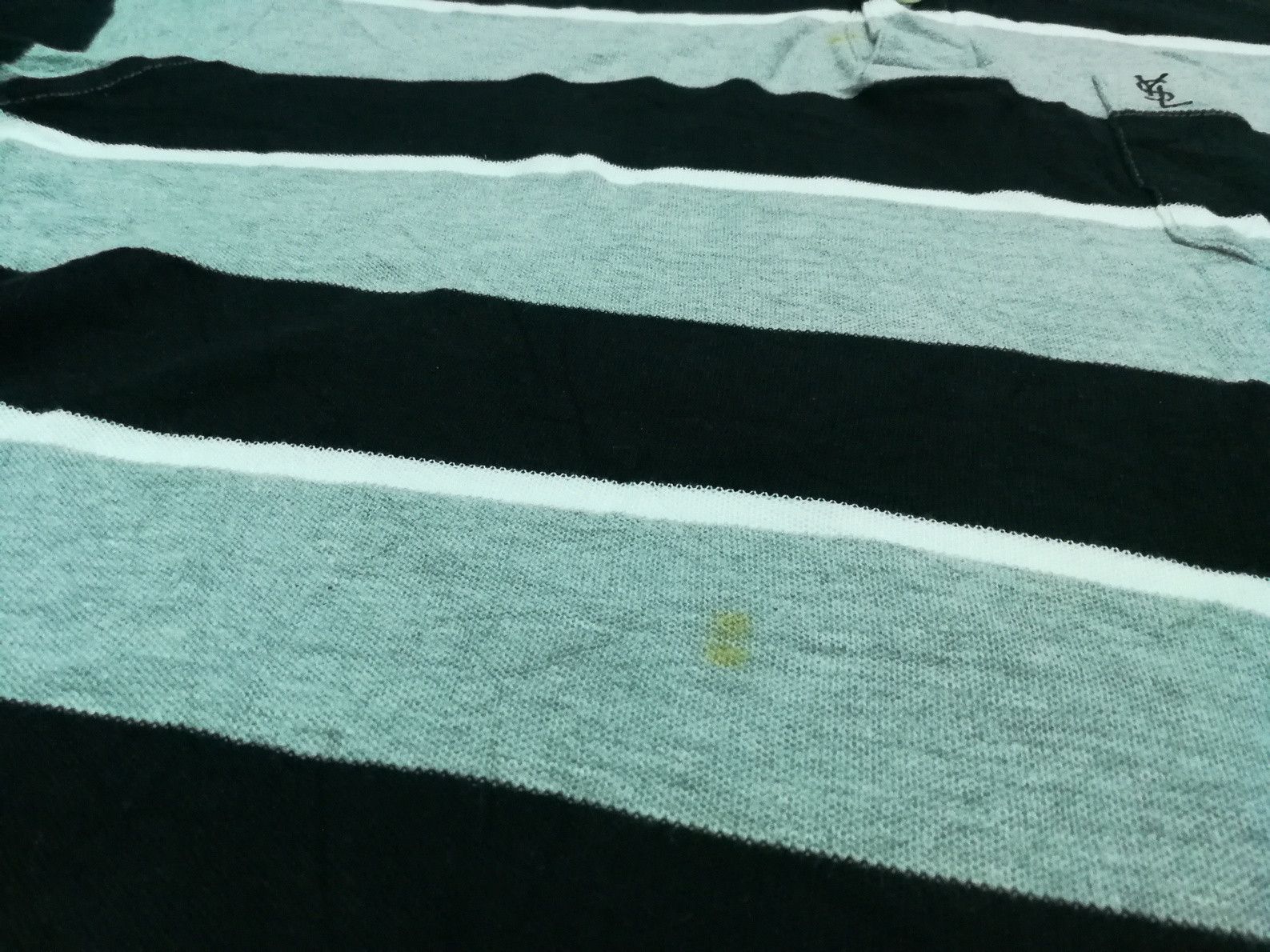 Other YSL Polo Shirt Striped Yves Saint Laurent Embroidery Logo Size US L / EU 52-54 / 3 - 9 Thumbnail