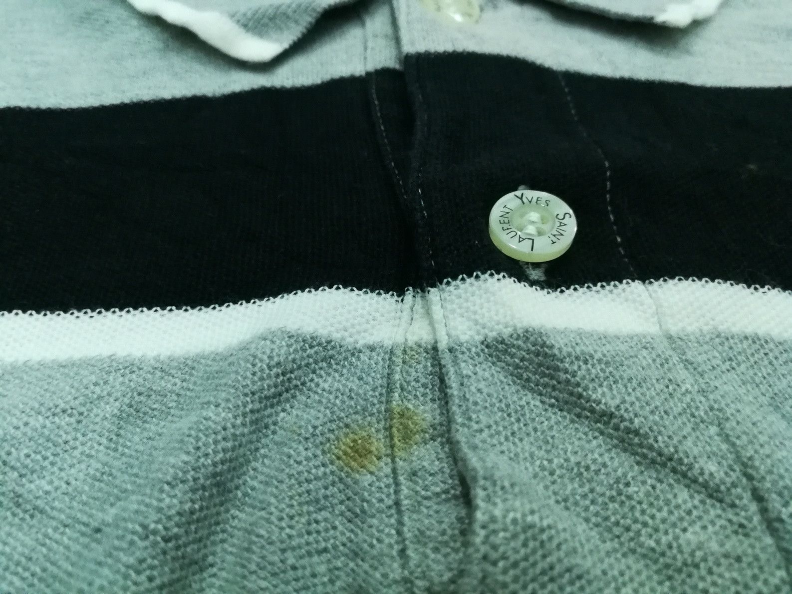 Other YSL Polo Shirt Striped Yves Saint Laurent Embroidery Logo Size US L / EU 52-54 / 3 - 4 Thumbnail